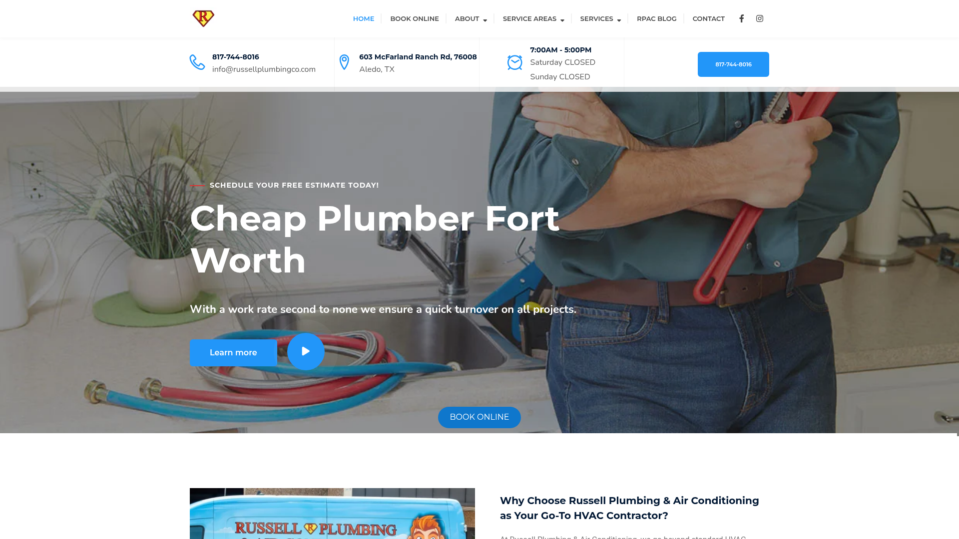 Russell Plumbing & Air Conditioning Services