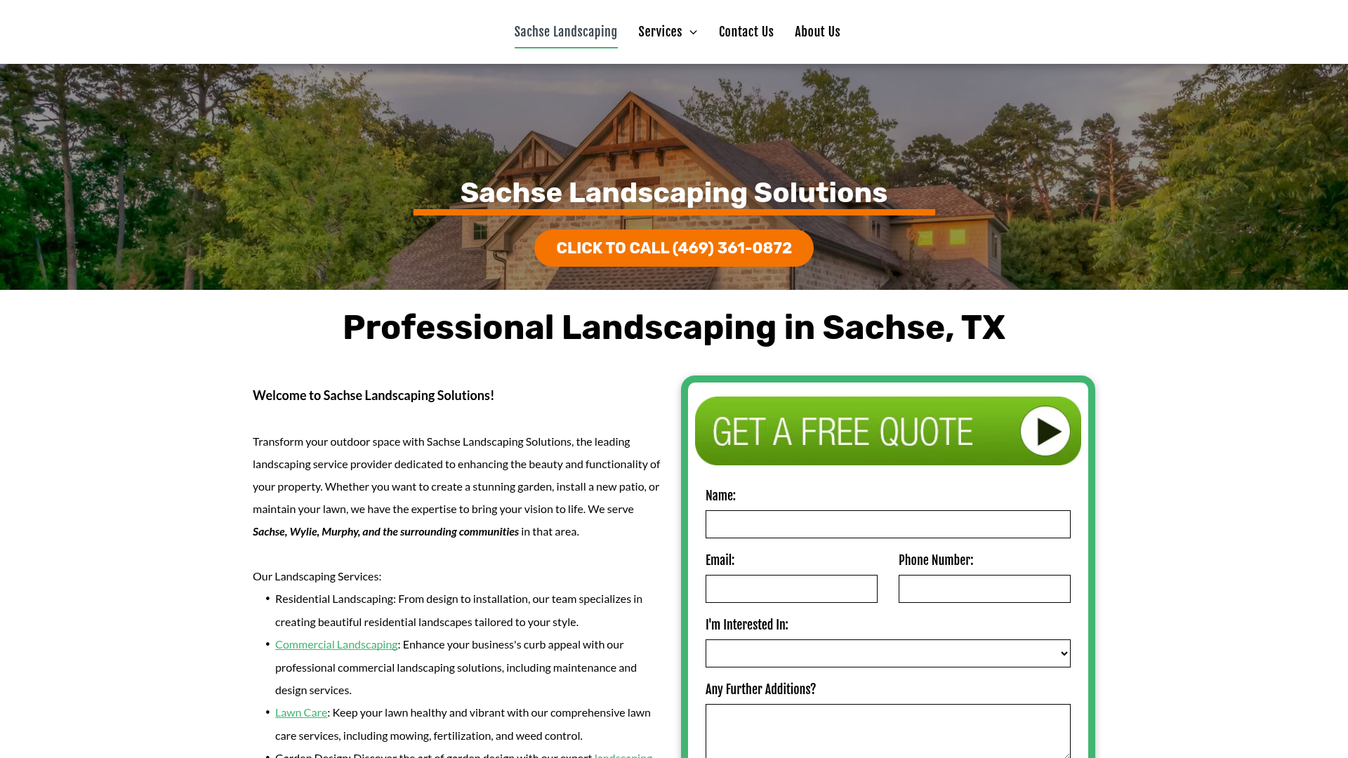 Sachse Landscaping Solutions