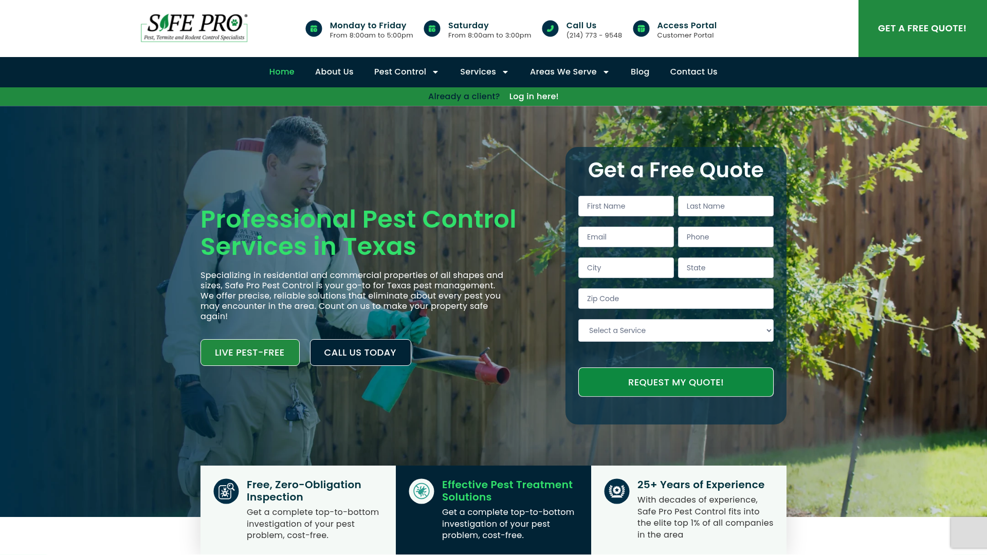 Safe Pro Pest Control - Frisco