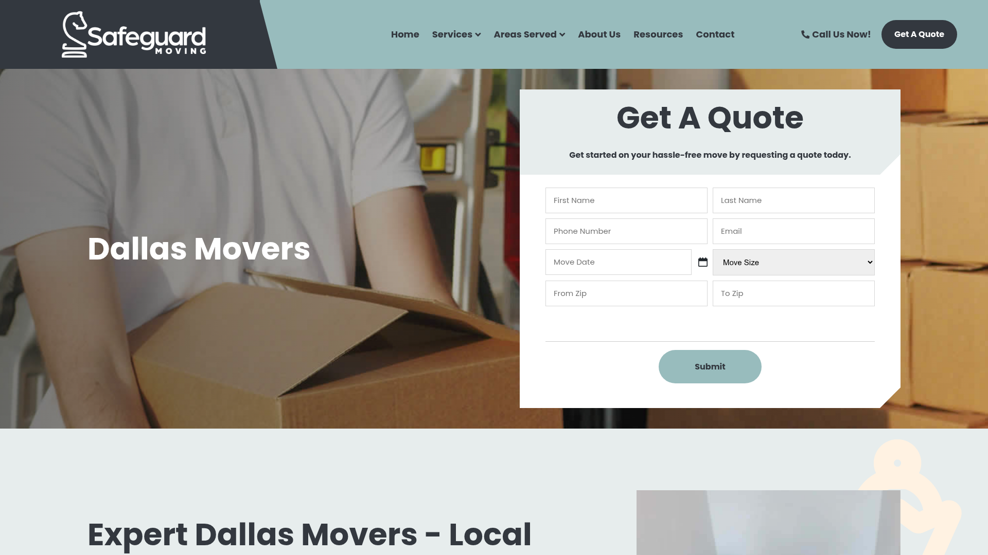 Safeguard Moving Company Dallas