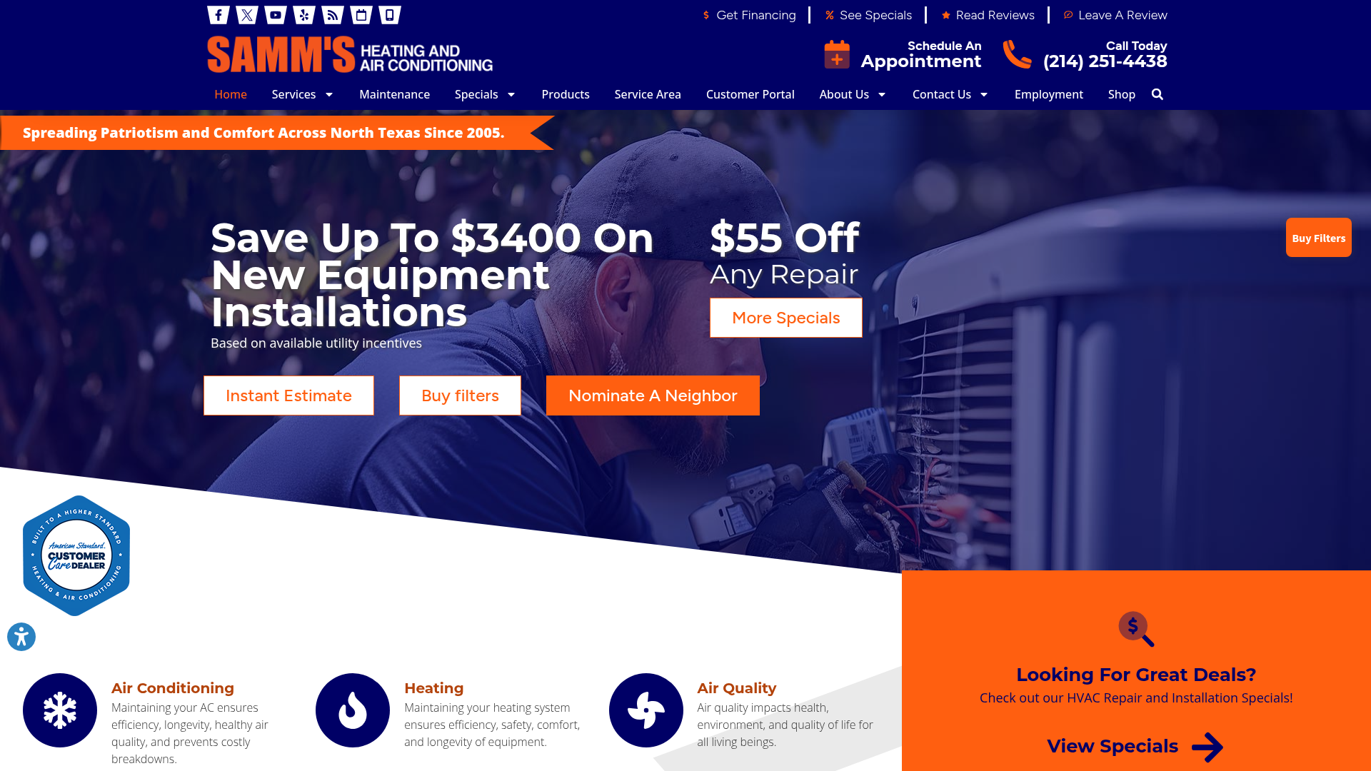 Samm's Heating and Air Conditioning