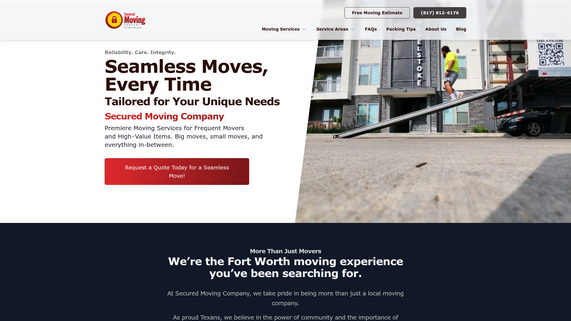 Secured Moving Company Fort Worth