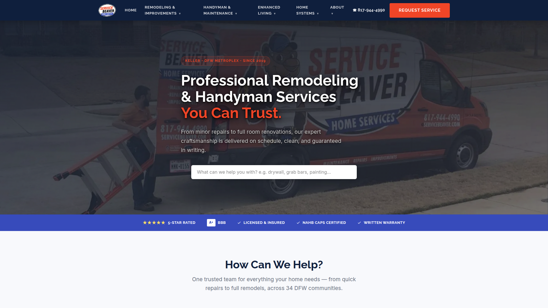 ServiceBeaver Professional Handyman and Remodeling