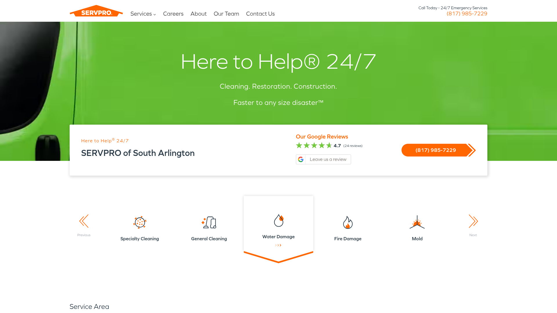 SERVPRO of South Arlington