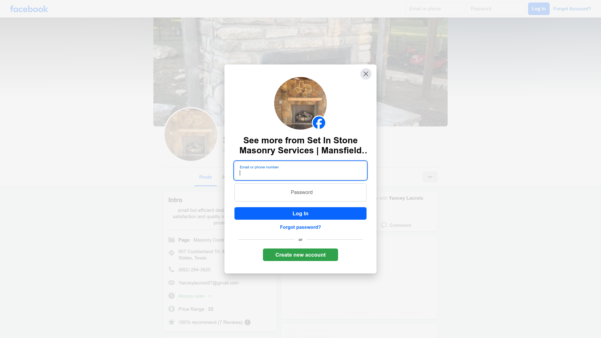 Set In Stone Masonry Services