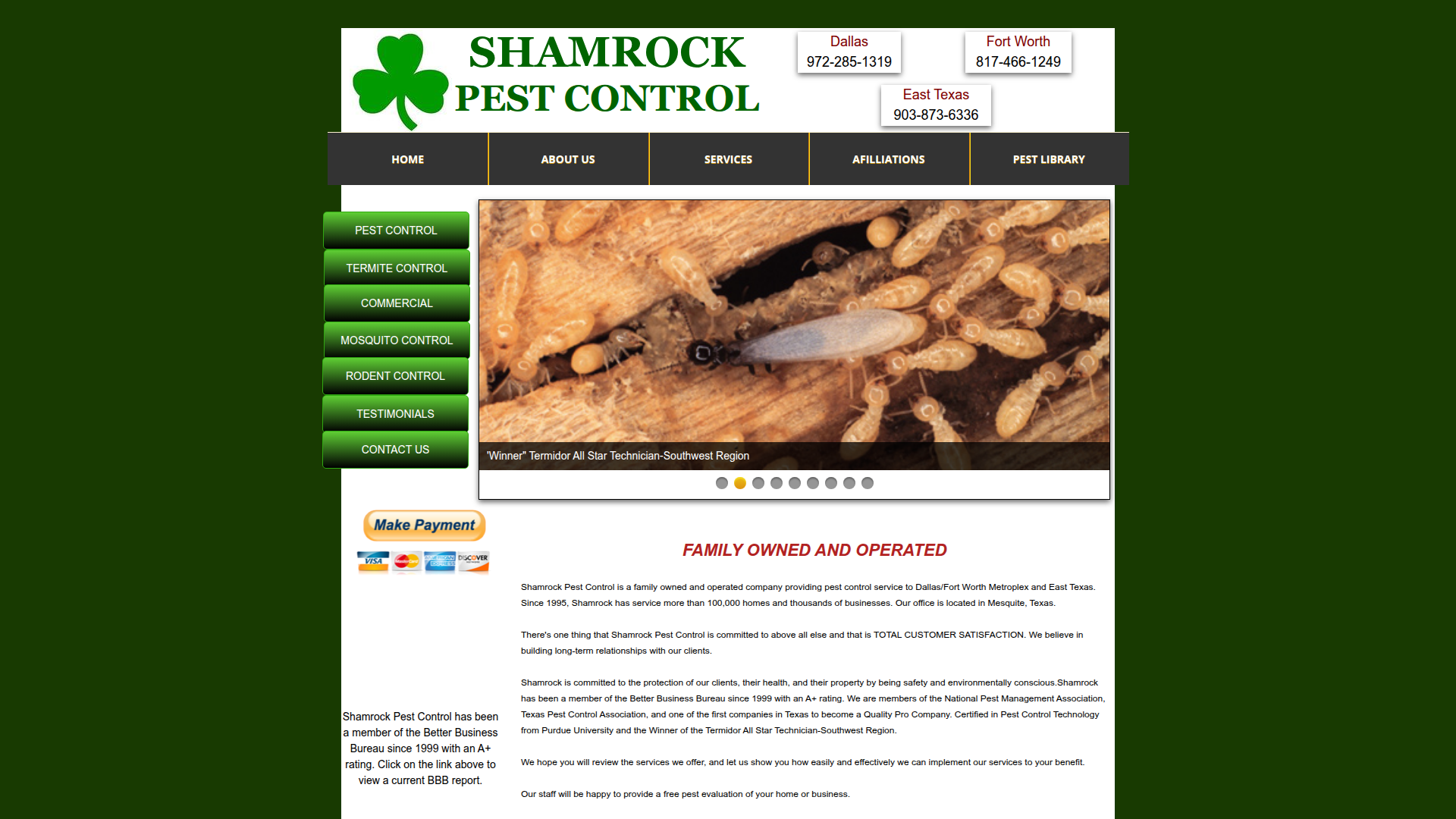 Shamrock Pest Control Inc.