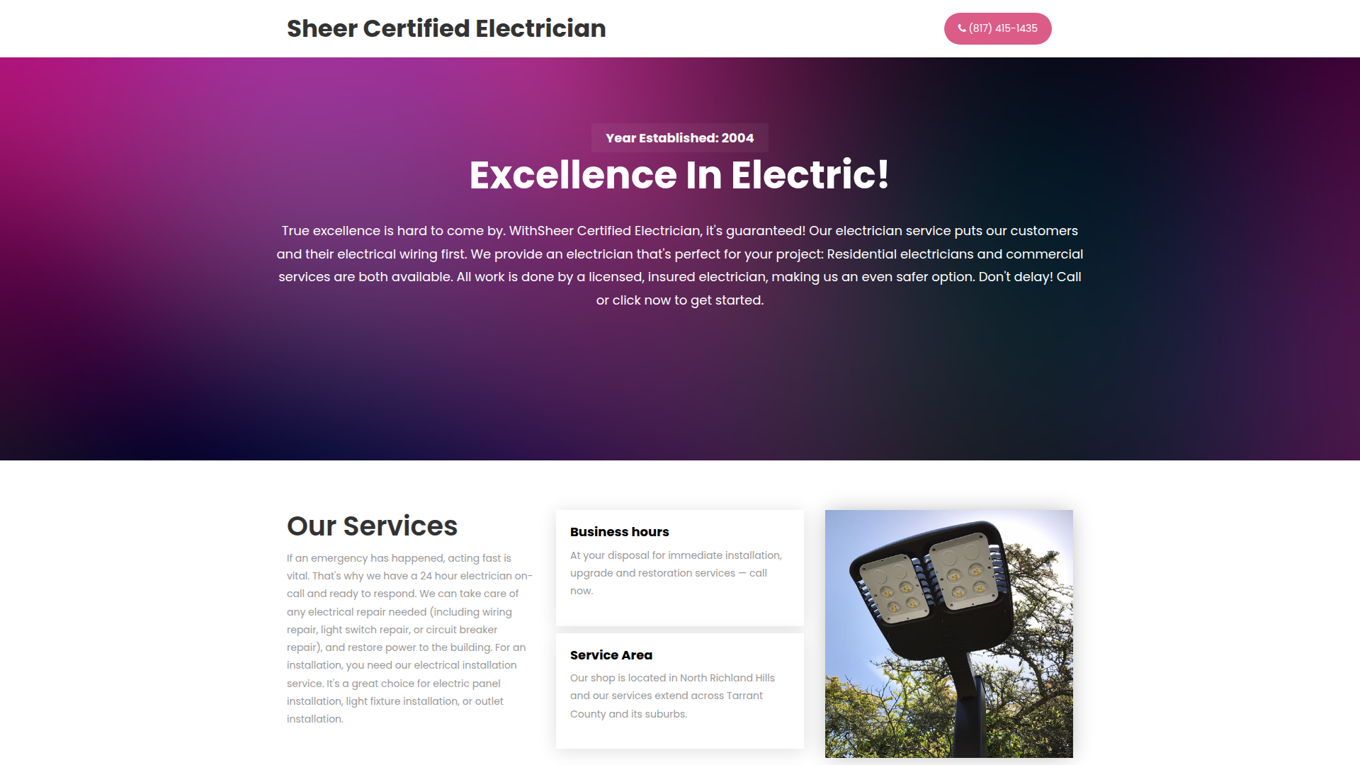 Sheer Certified Electrician
