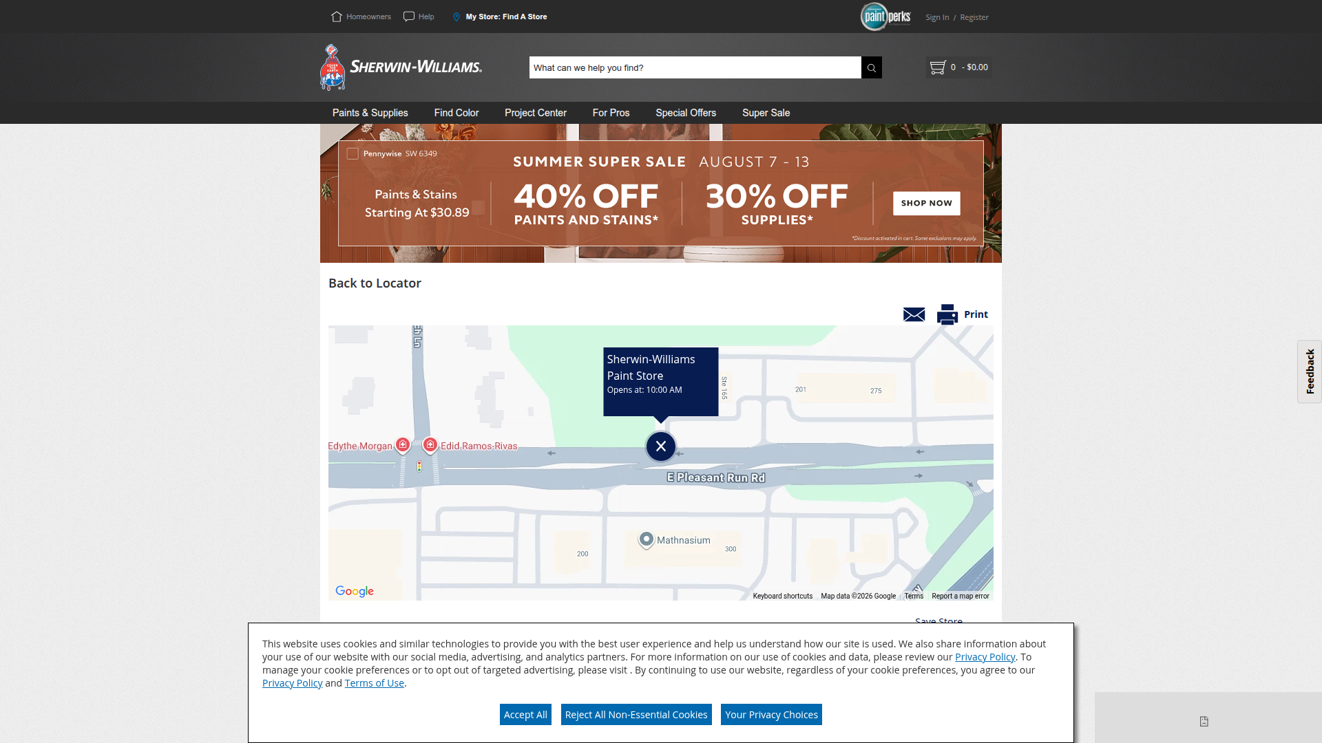 Sherwin-Williams Paint Store