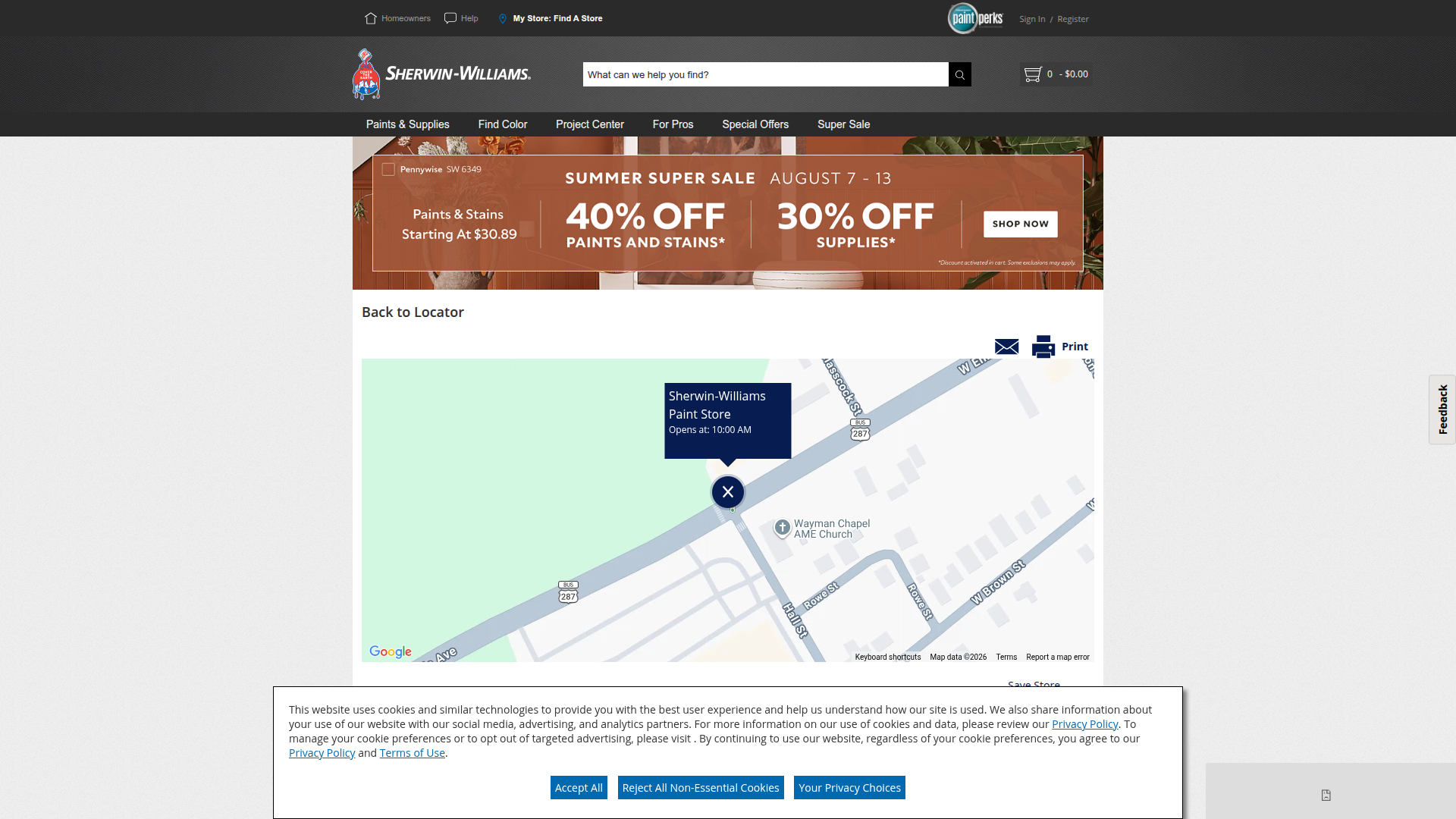 Sherwin-Williams Paint Store