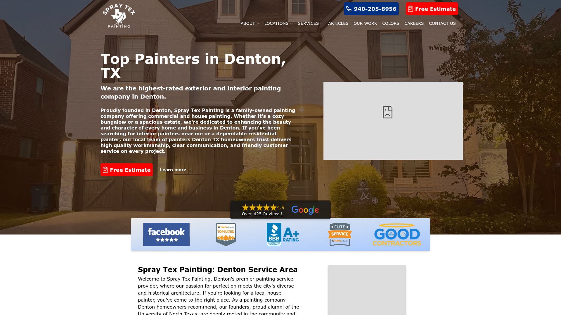 Spray Tex Painting