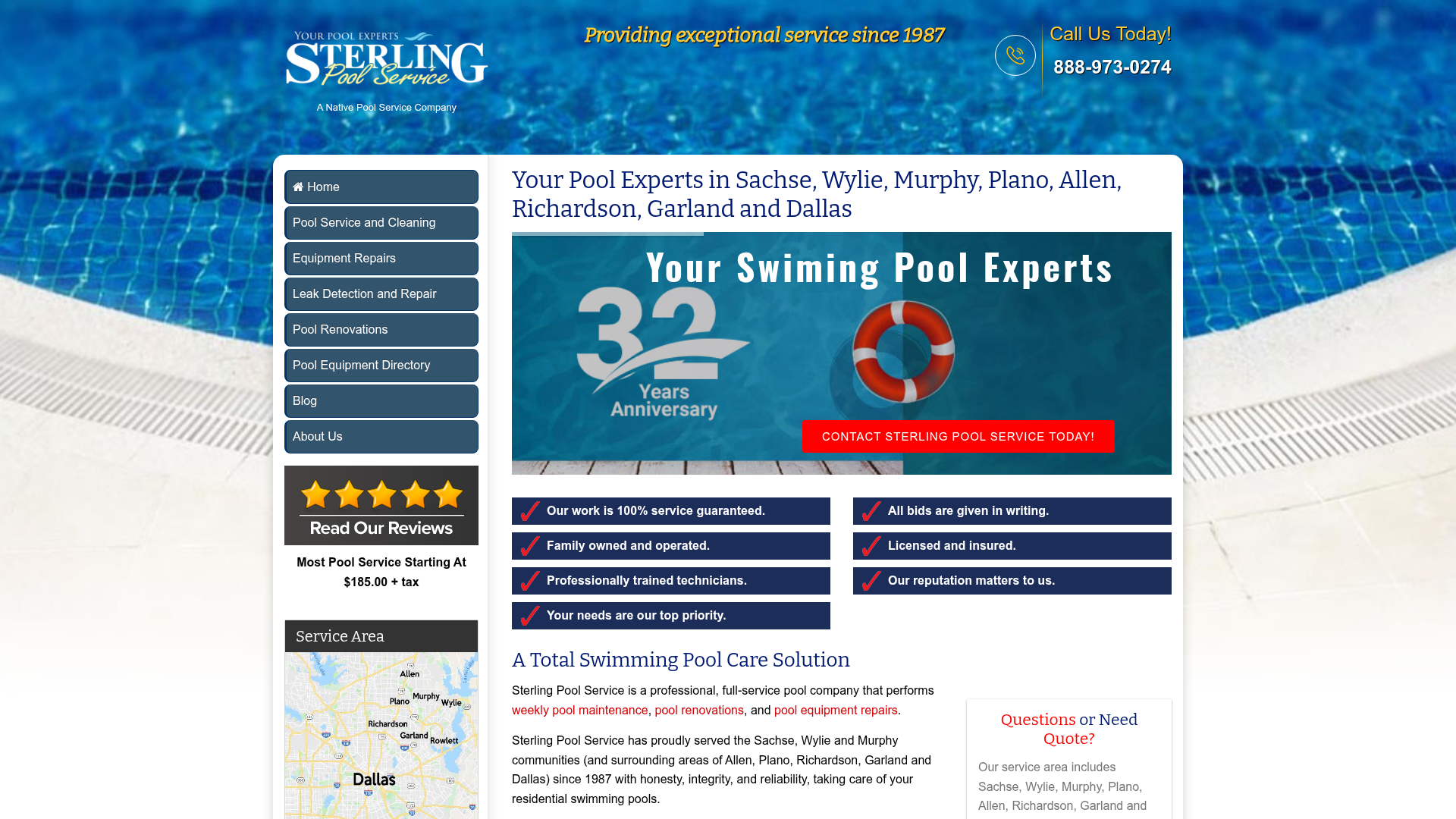Sterling Pool Service, Inc.