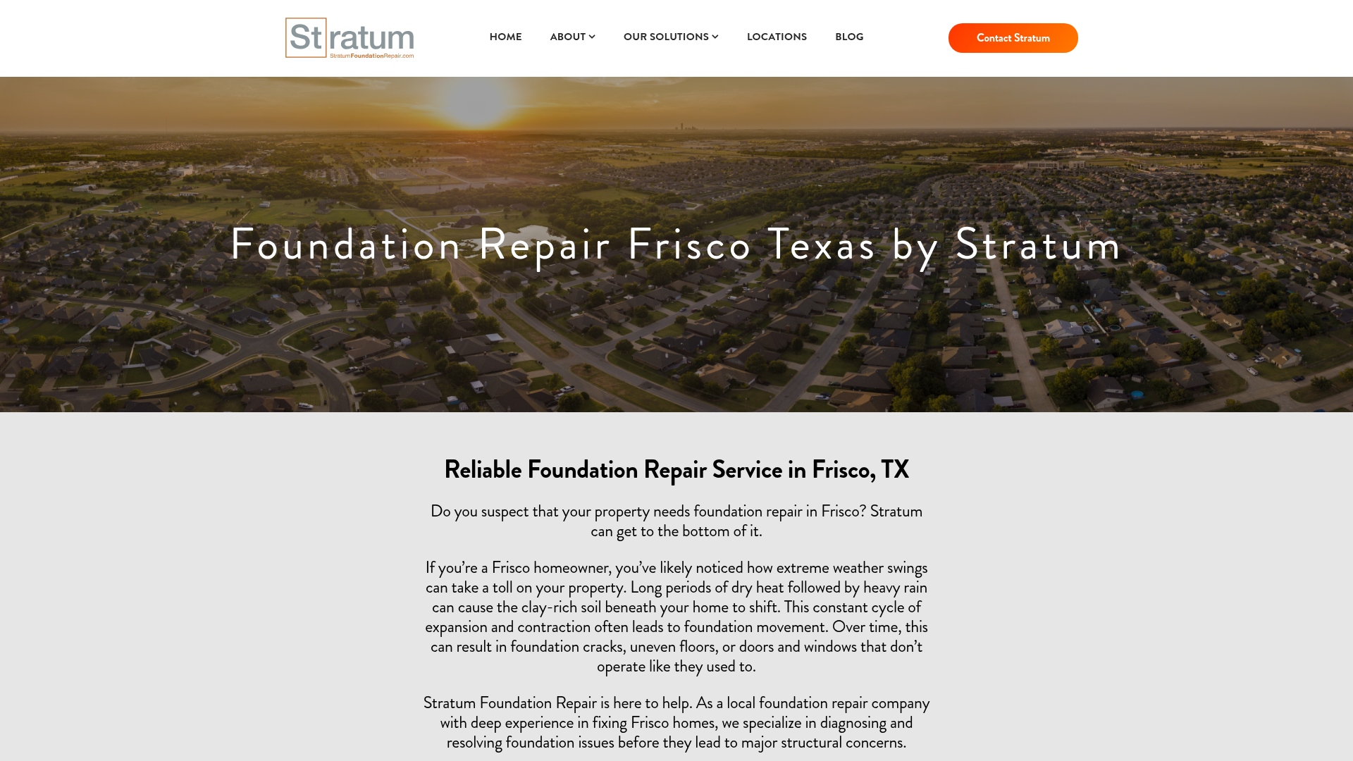 Stratum Foundation Repair
