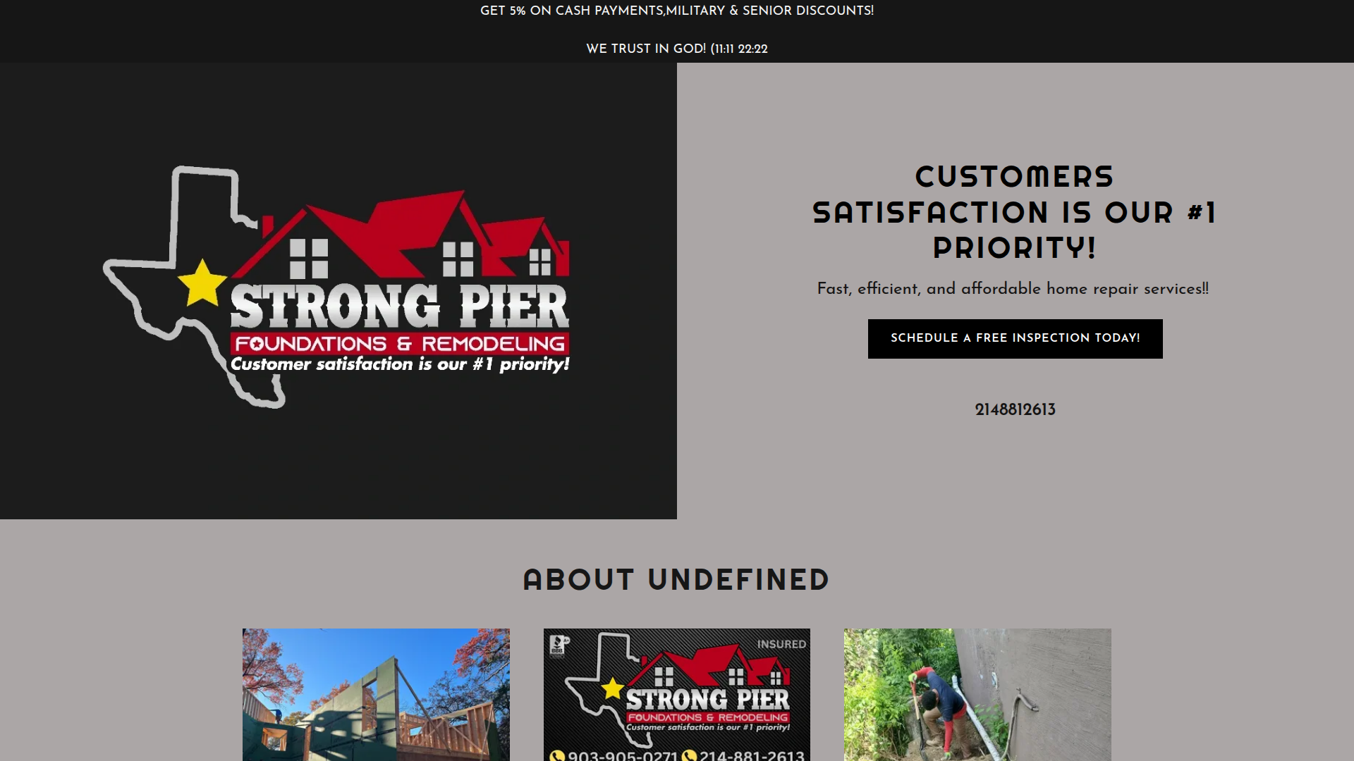 STRONG PIER FOUNDATIONS & REMODELING LLC.