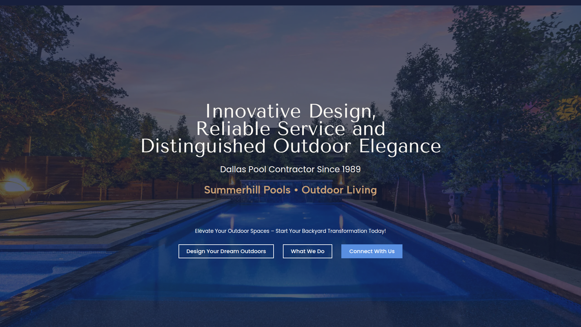 Summerhill Pools • Outdoor Living