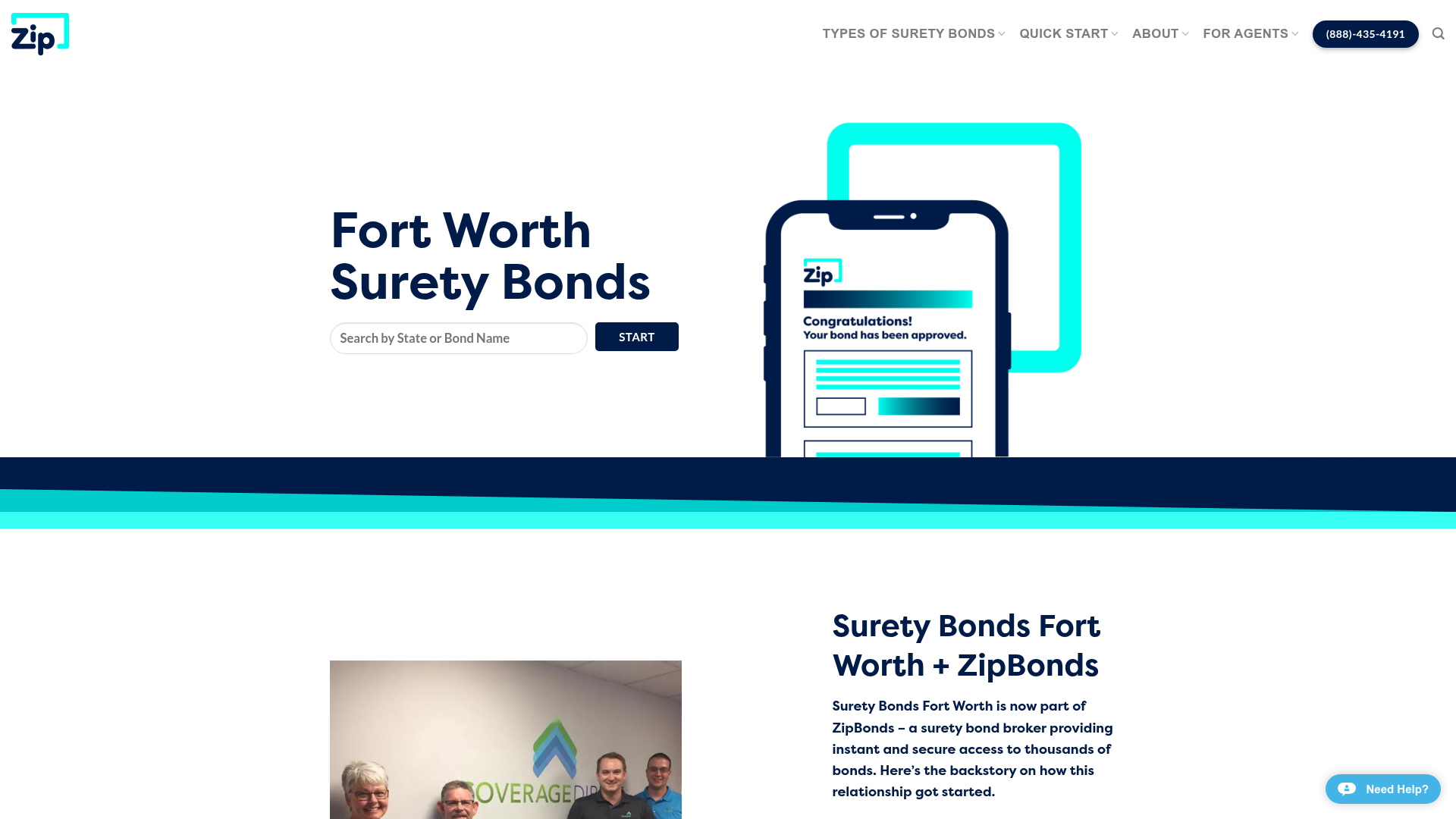 Surety Bonds Fort Worth now ZIP Bonds