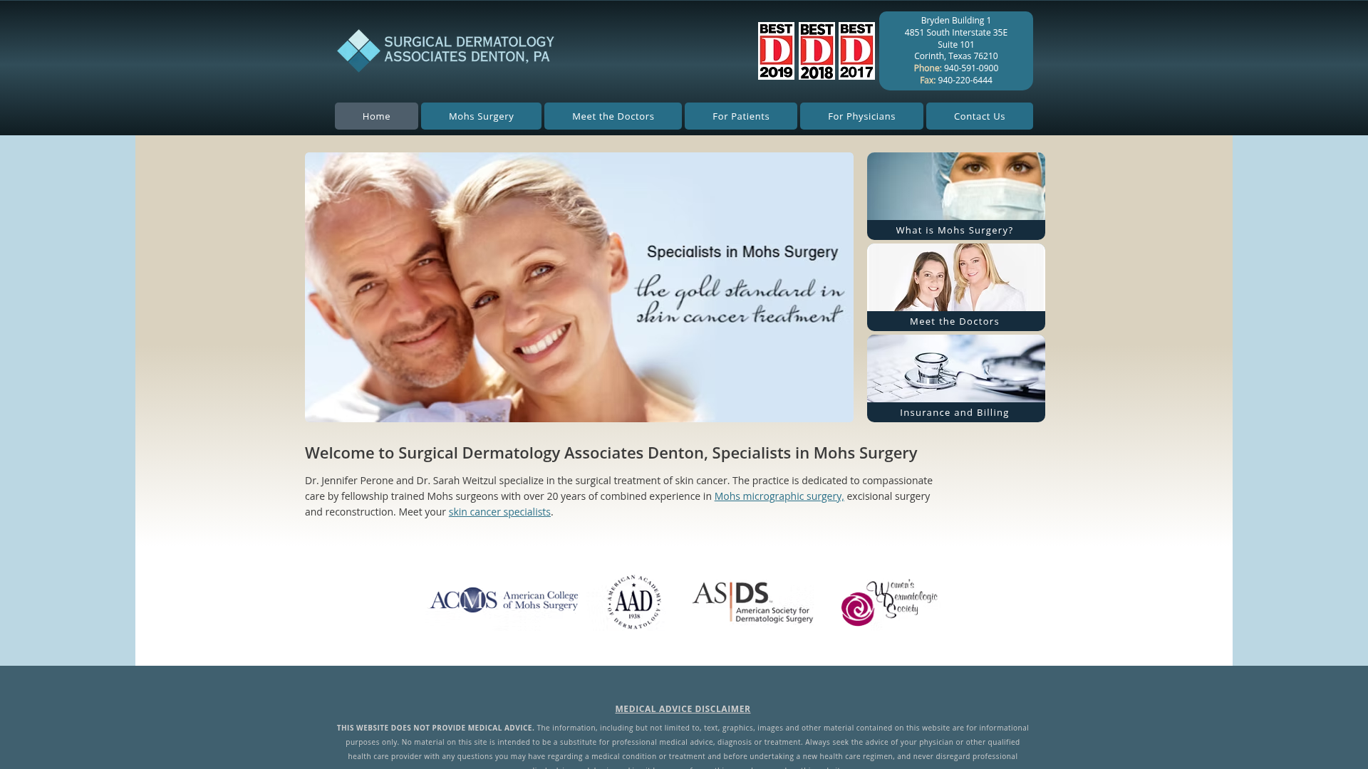 Surgical Dermatology Associates Denton, PA