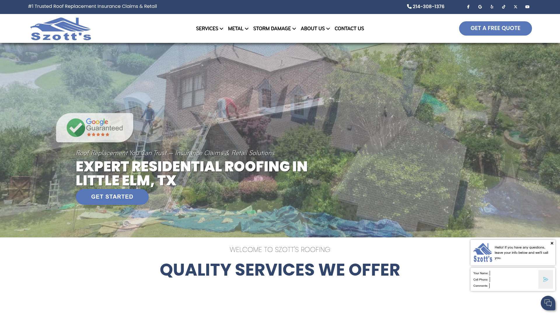 Szott's Roofing