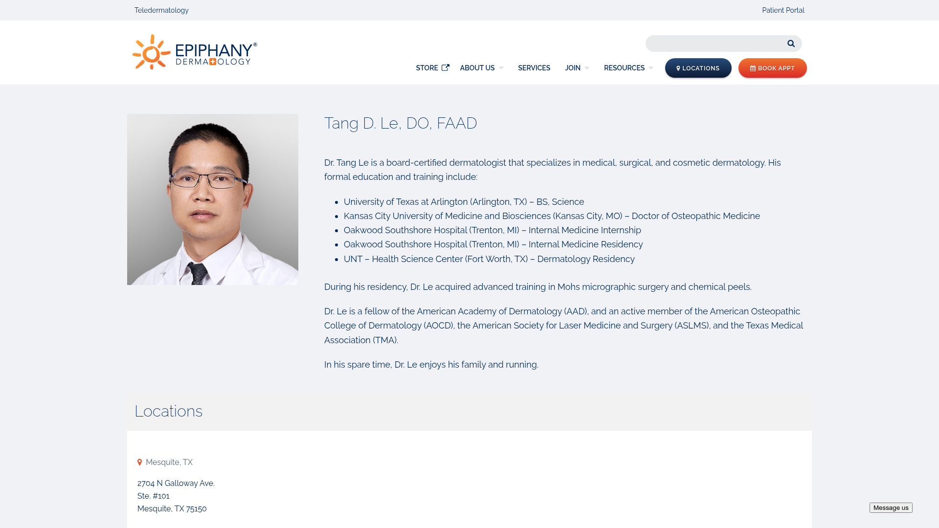 Tang D. Le, DO, FAAD