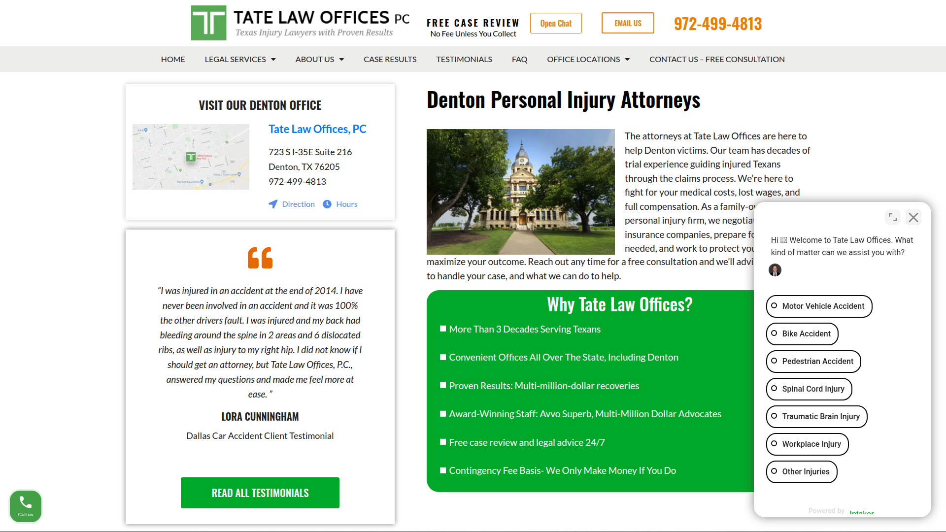 Tate Injury Law