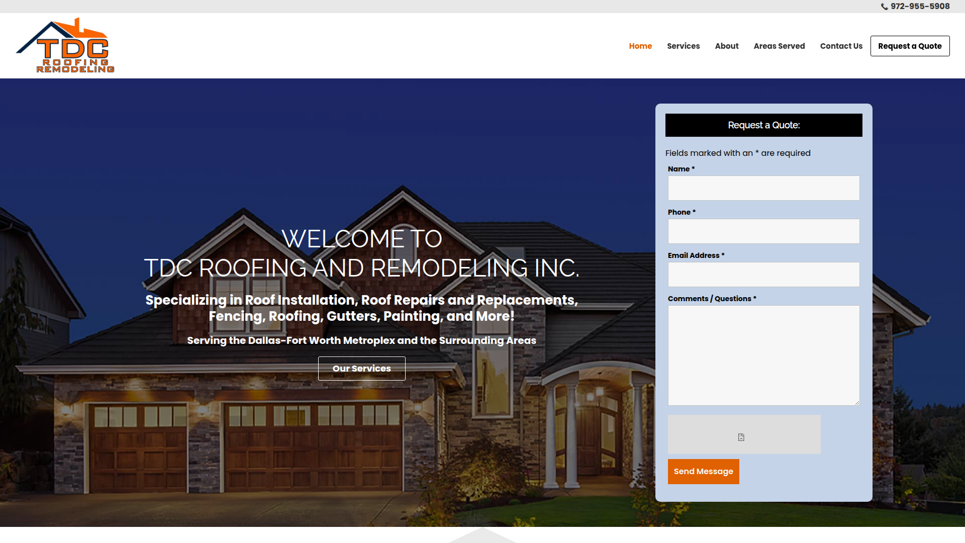 TDC Roofing and Remodeling Inc