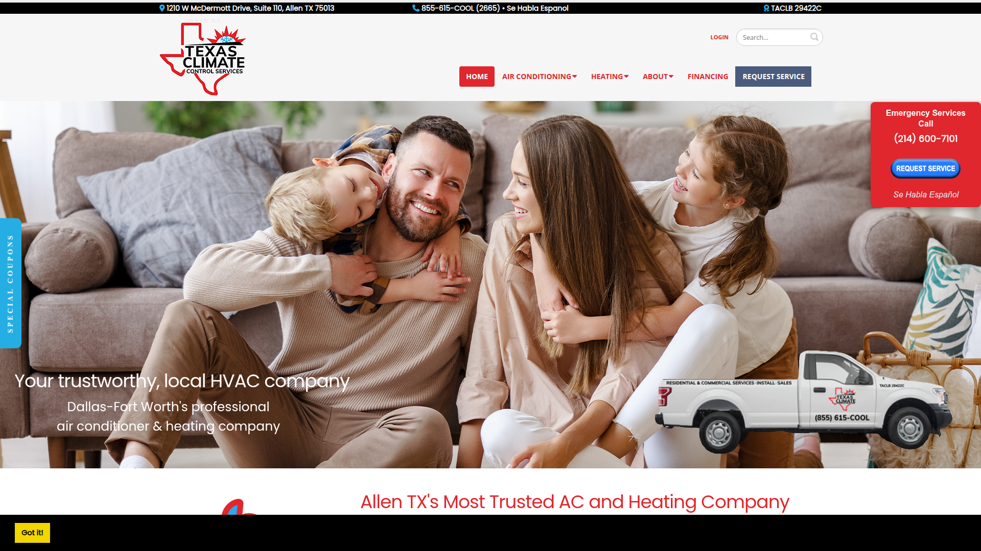 Texas Climate Control Service LLC