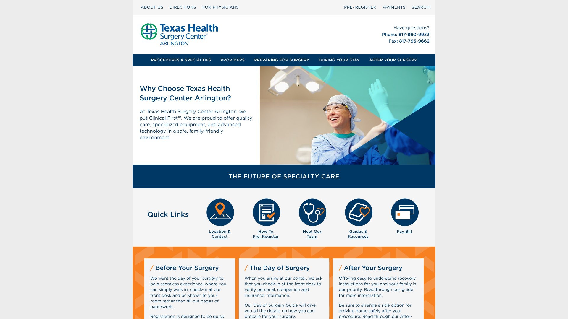 Texas Health Surgery Center Arlington