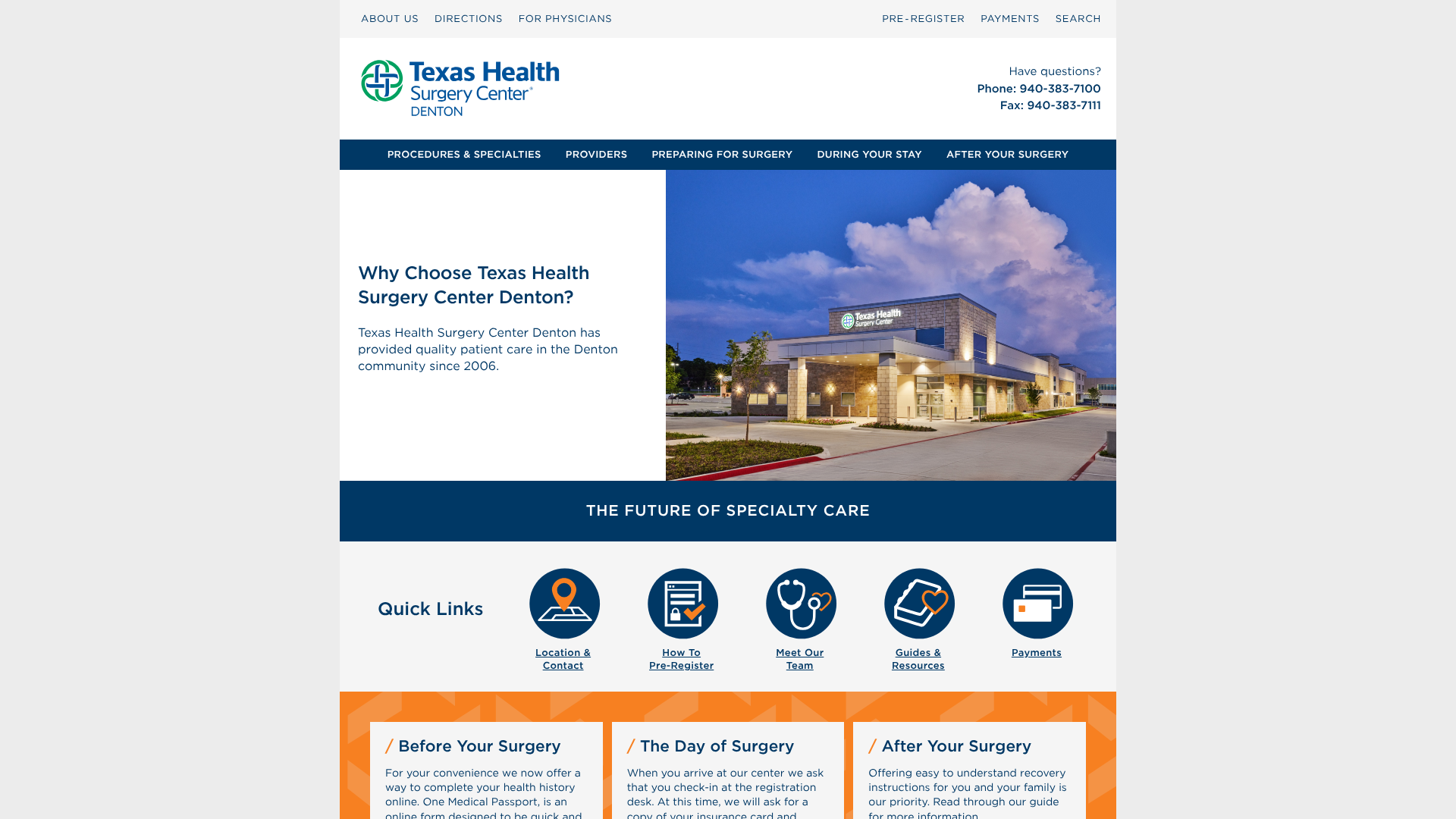 Texas Health Surgery Center Denton