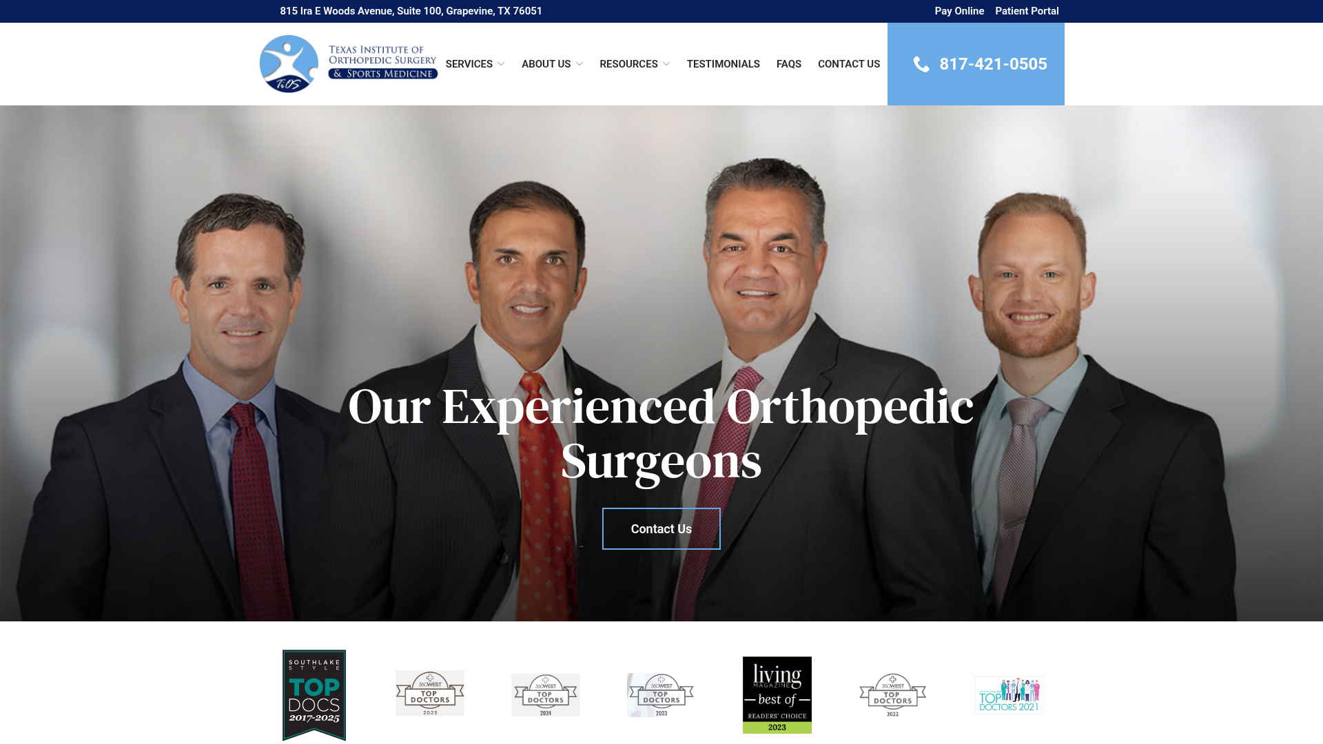 Texas Institute of Orthopedic Surgery & Sports Medicine