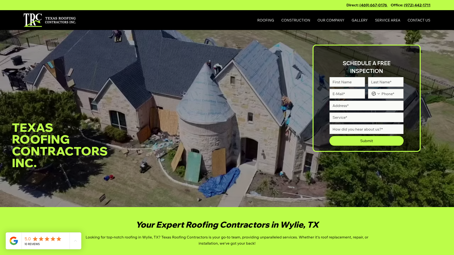 Texas Roofing & Construction Inc