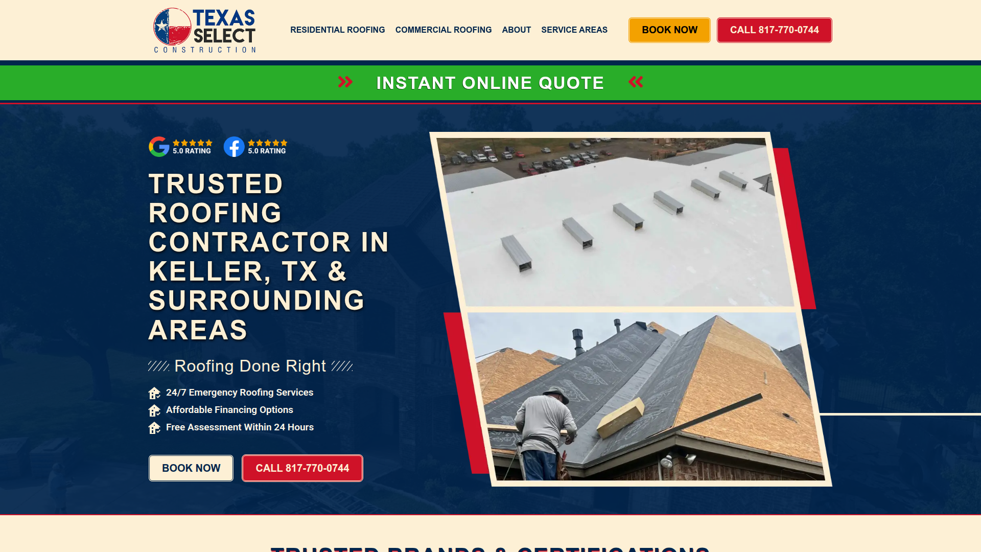 Texas Select Construction, Roofing & Windows