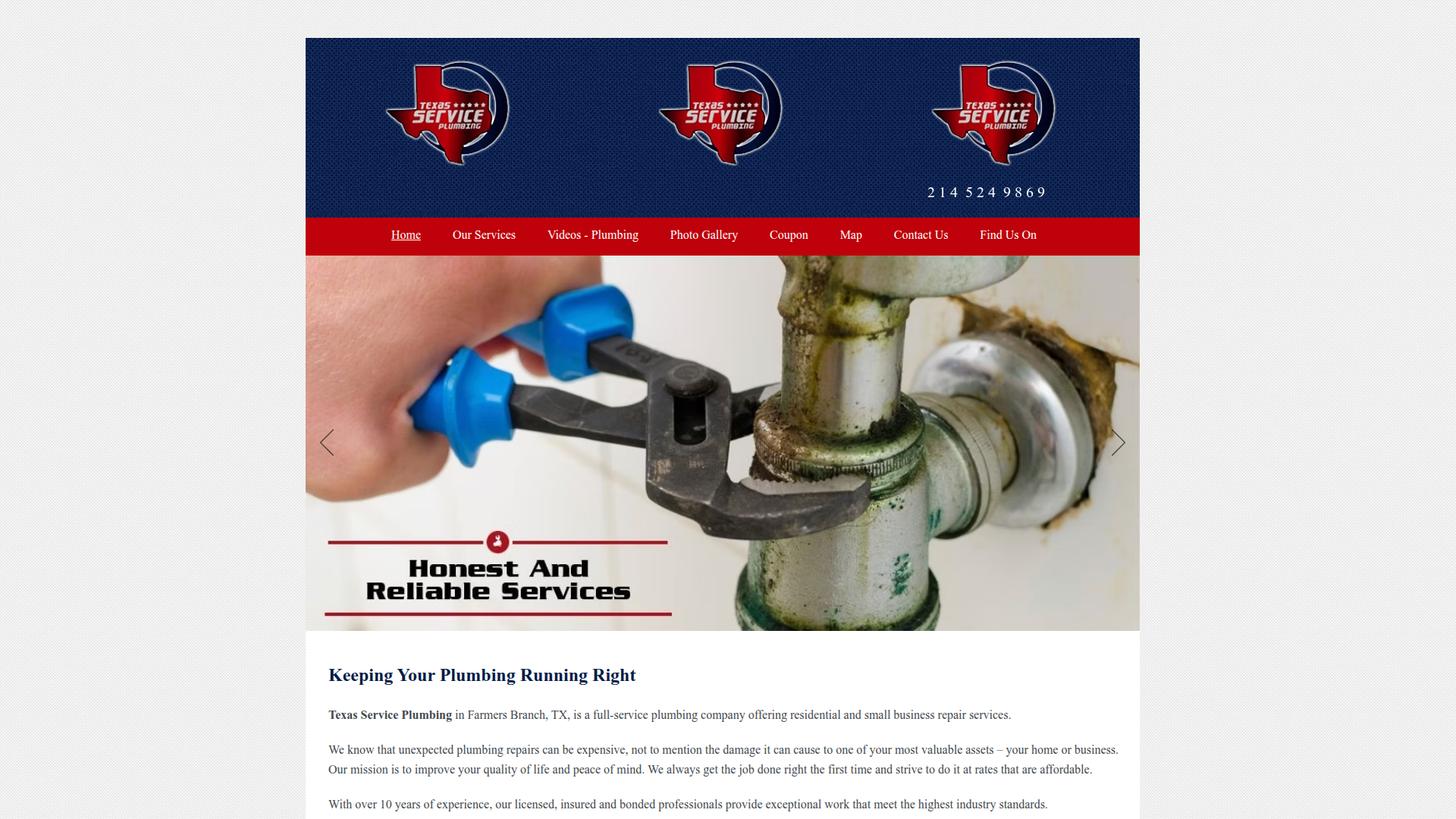 texas service plumbing
