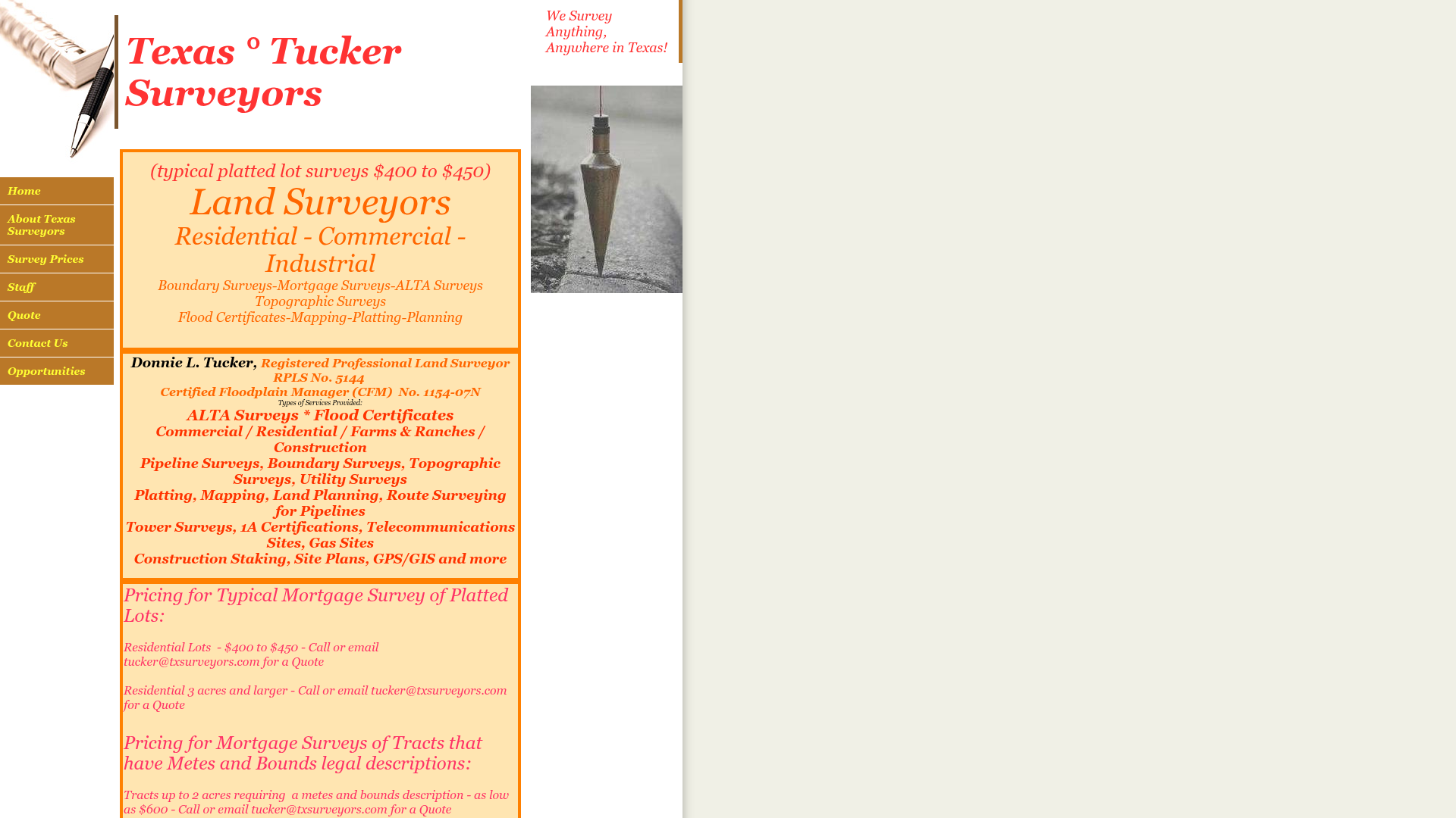 Texas - Tucker Surveyors