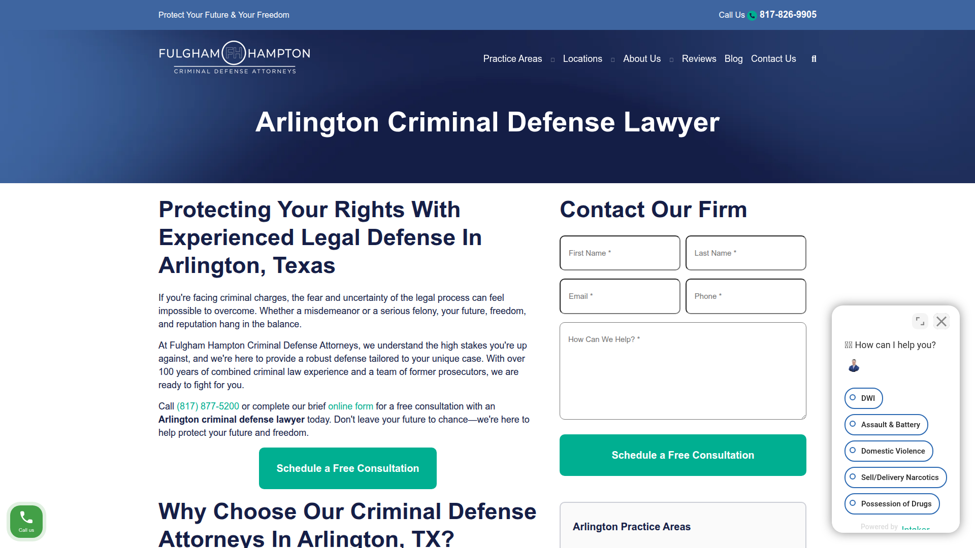 The Hampton Law Firm P.L.L.C. - Arlington Criminal Lawyer