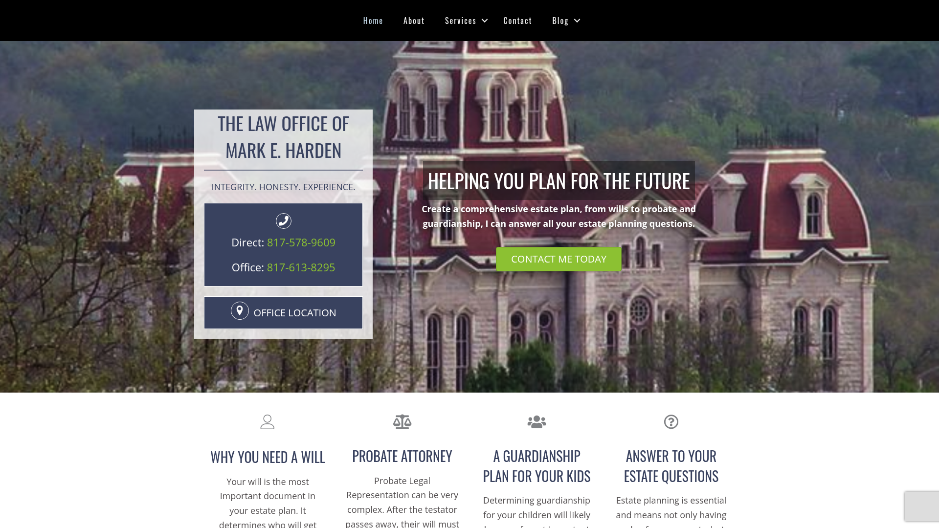 The Law Office Of Mark E. Harden