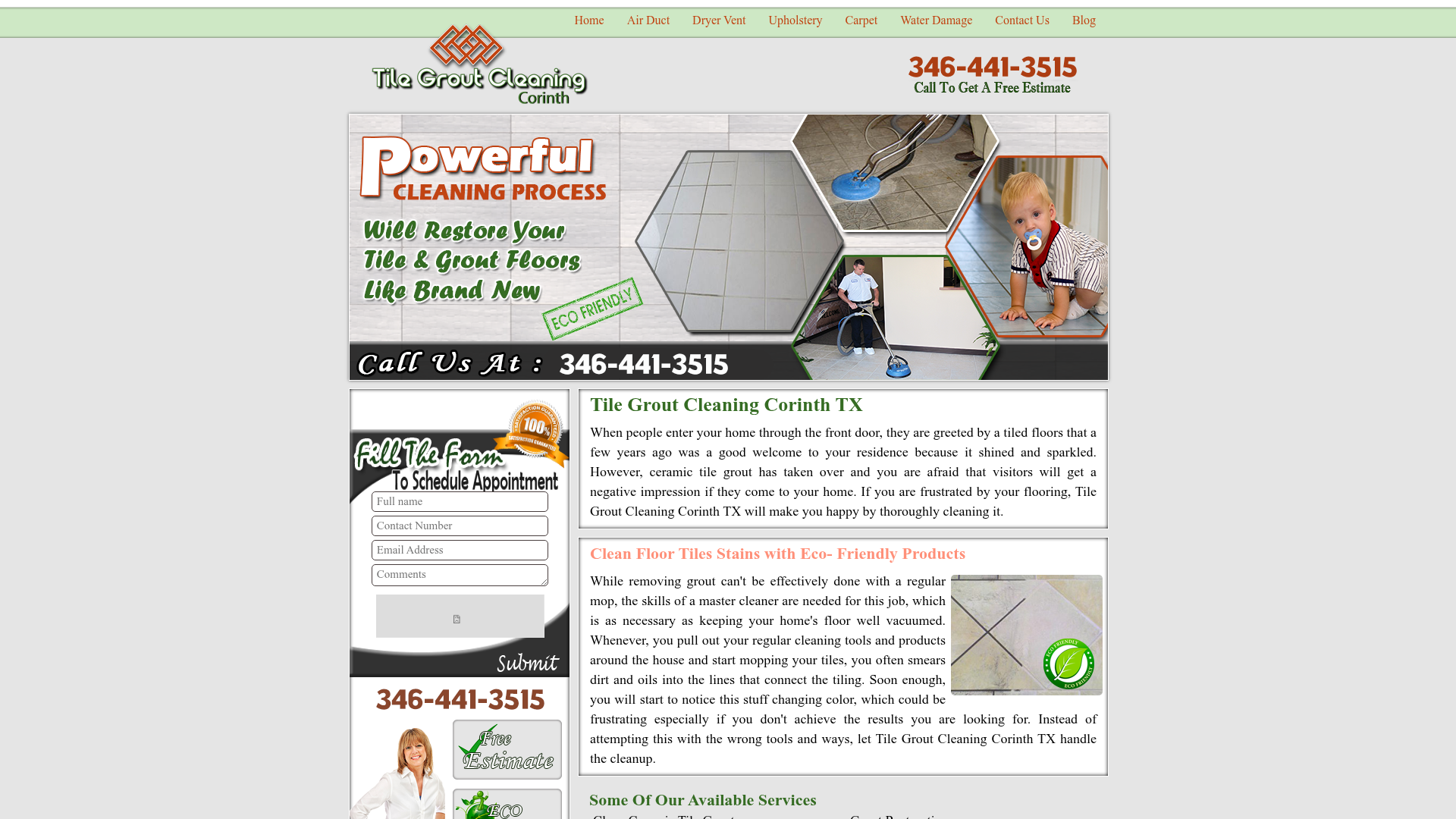 Tile Grout Cleaning Corinth TX