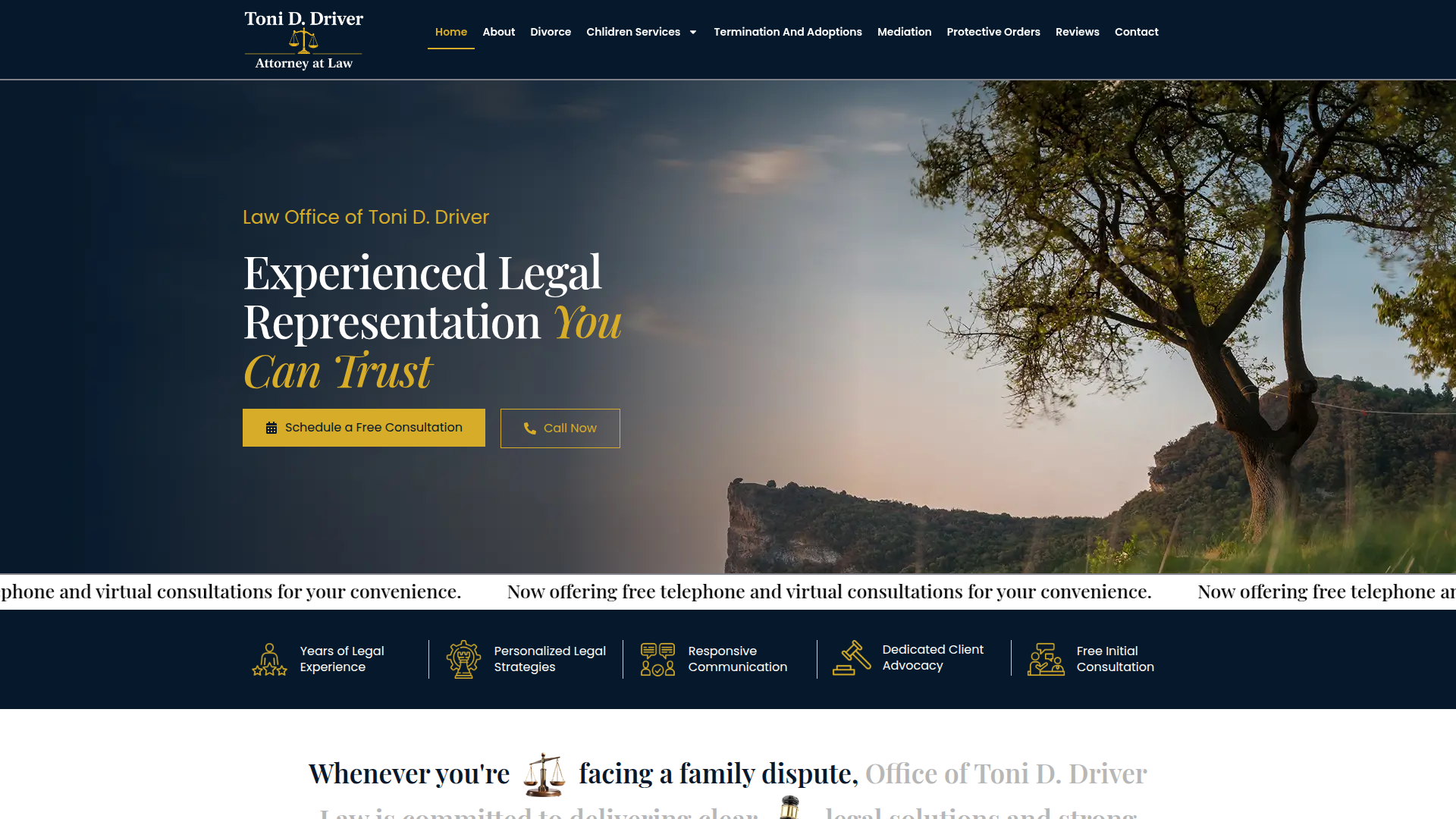 Toni D Driver Attorney at Law Mediator