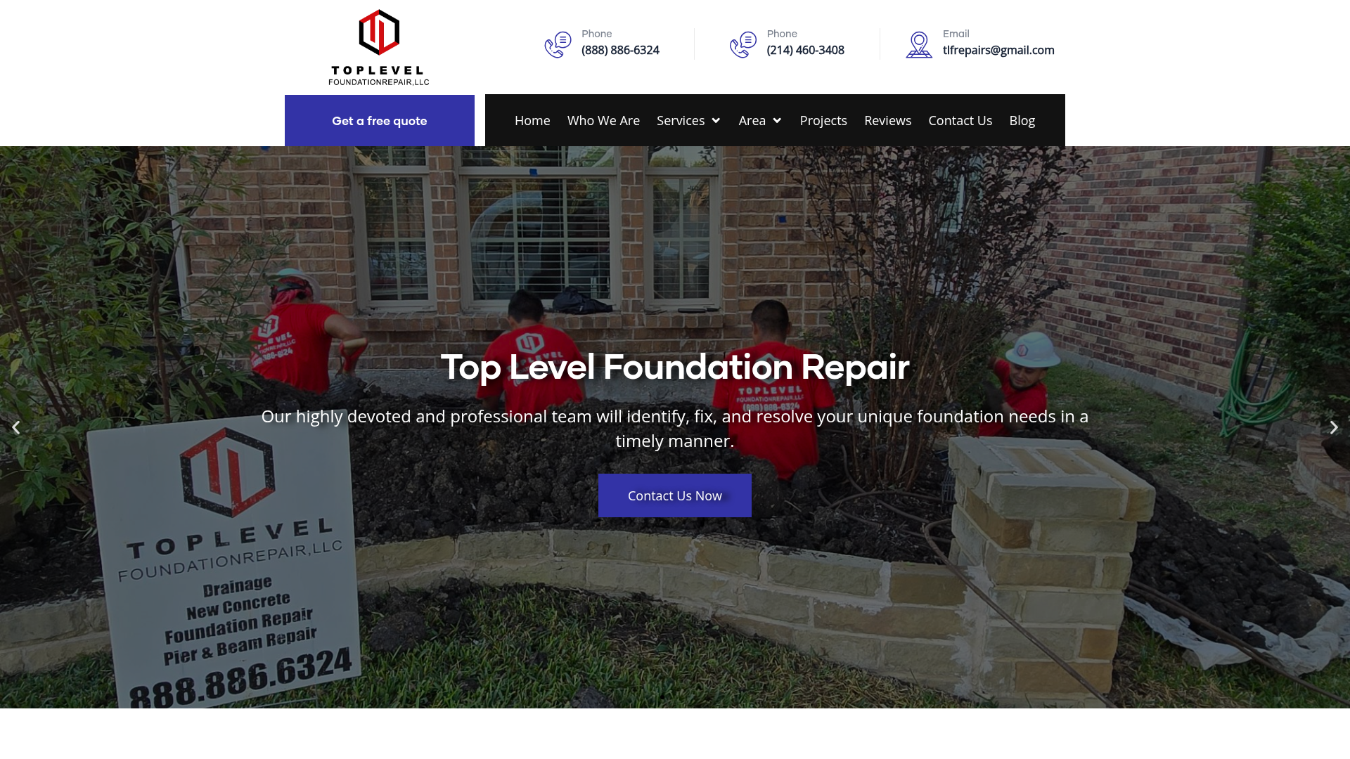 Top Level Foundation Repair