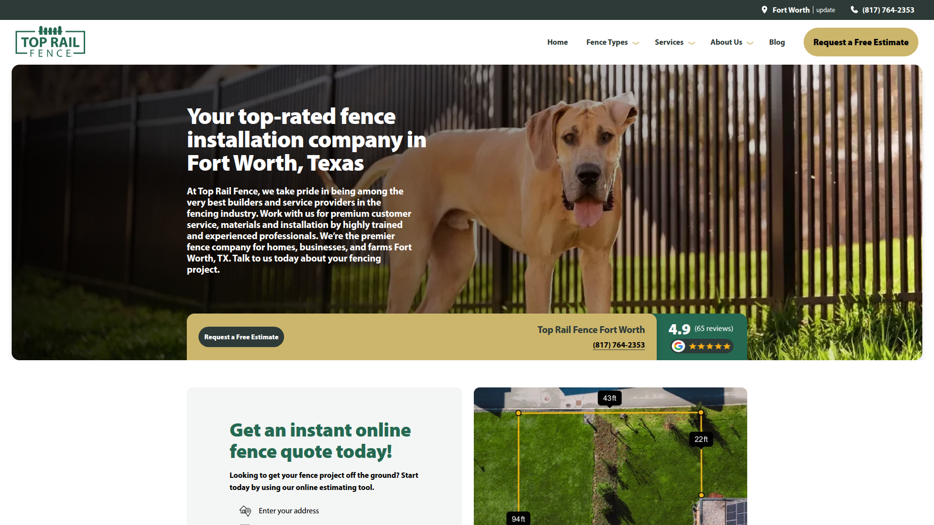Top Rail Fence Fort Worth