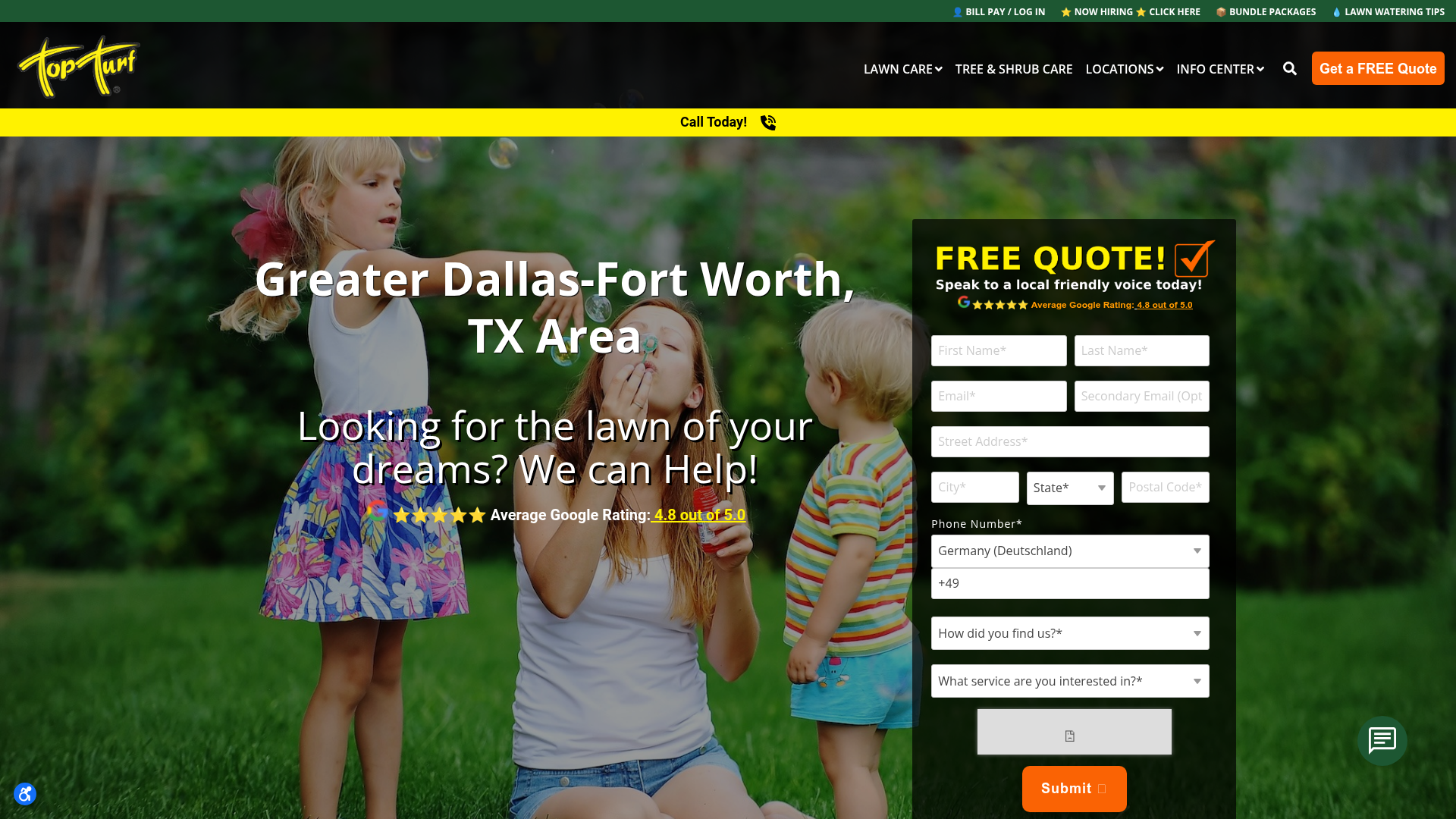 Top Turf Lawn Care and Pest Management