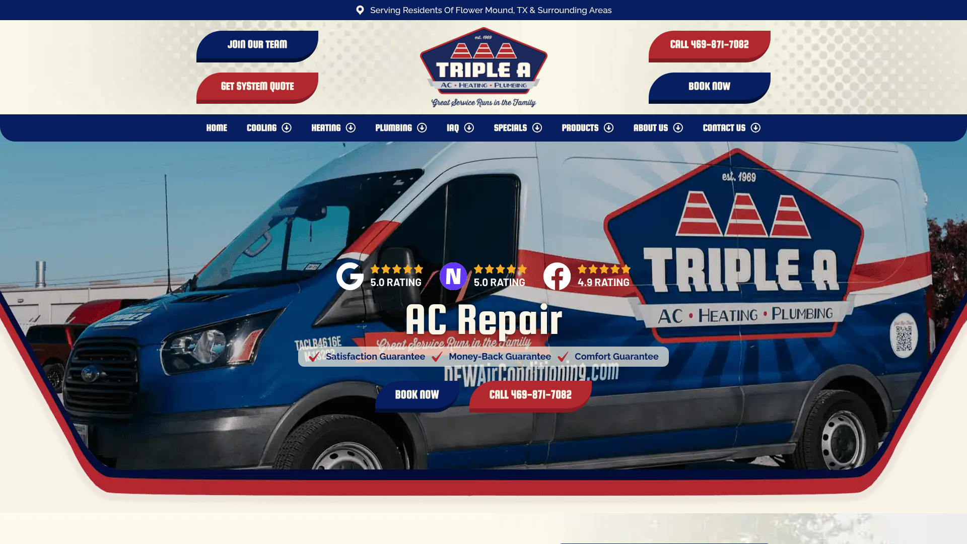 Triple A Heating, Plumbing & AC Repair