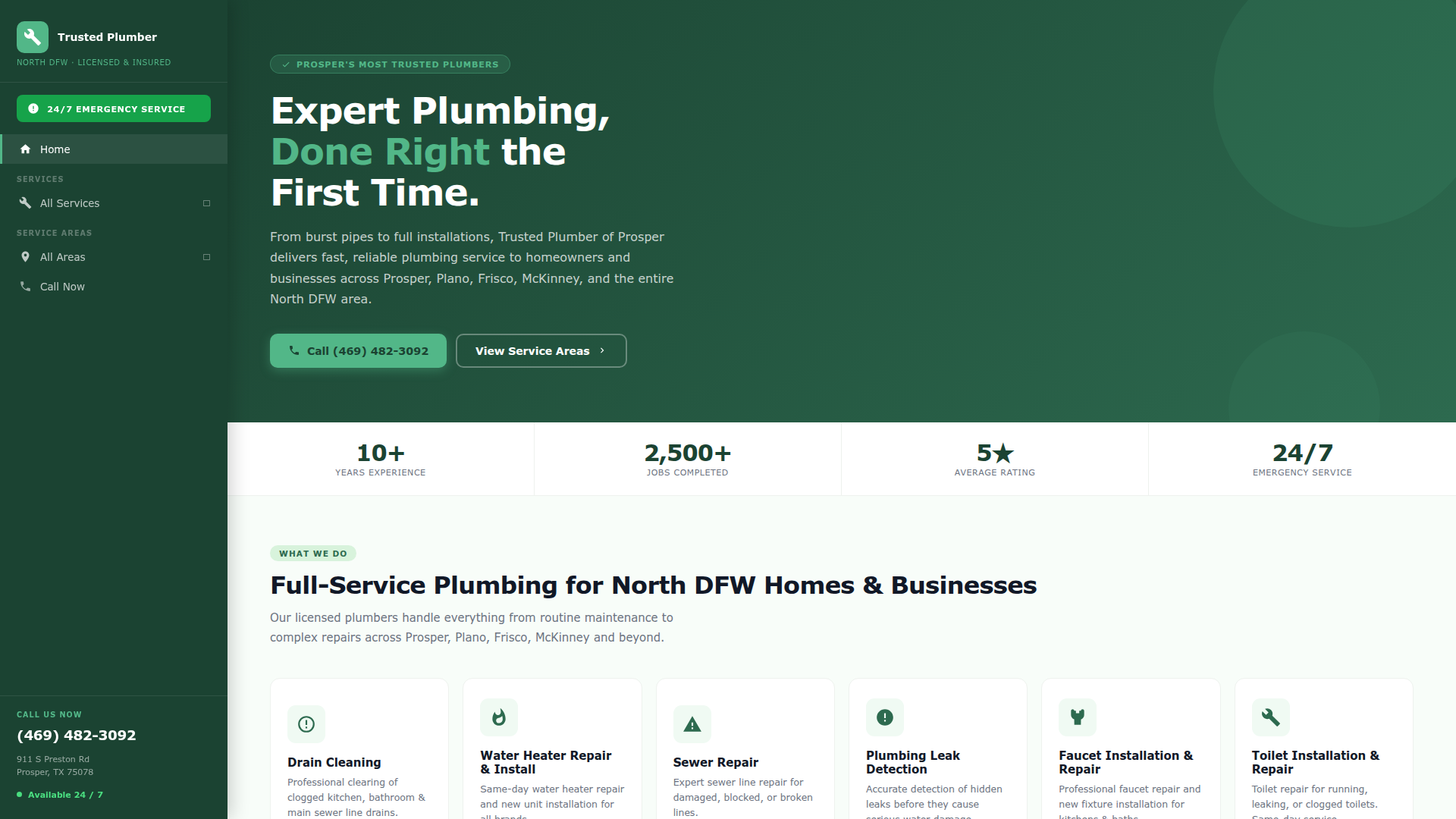 Trusted Plumber of Prosper