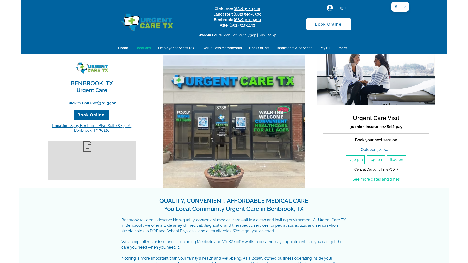 Urgent Care TX - Benbrook