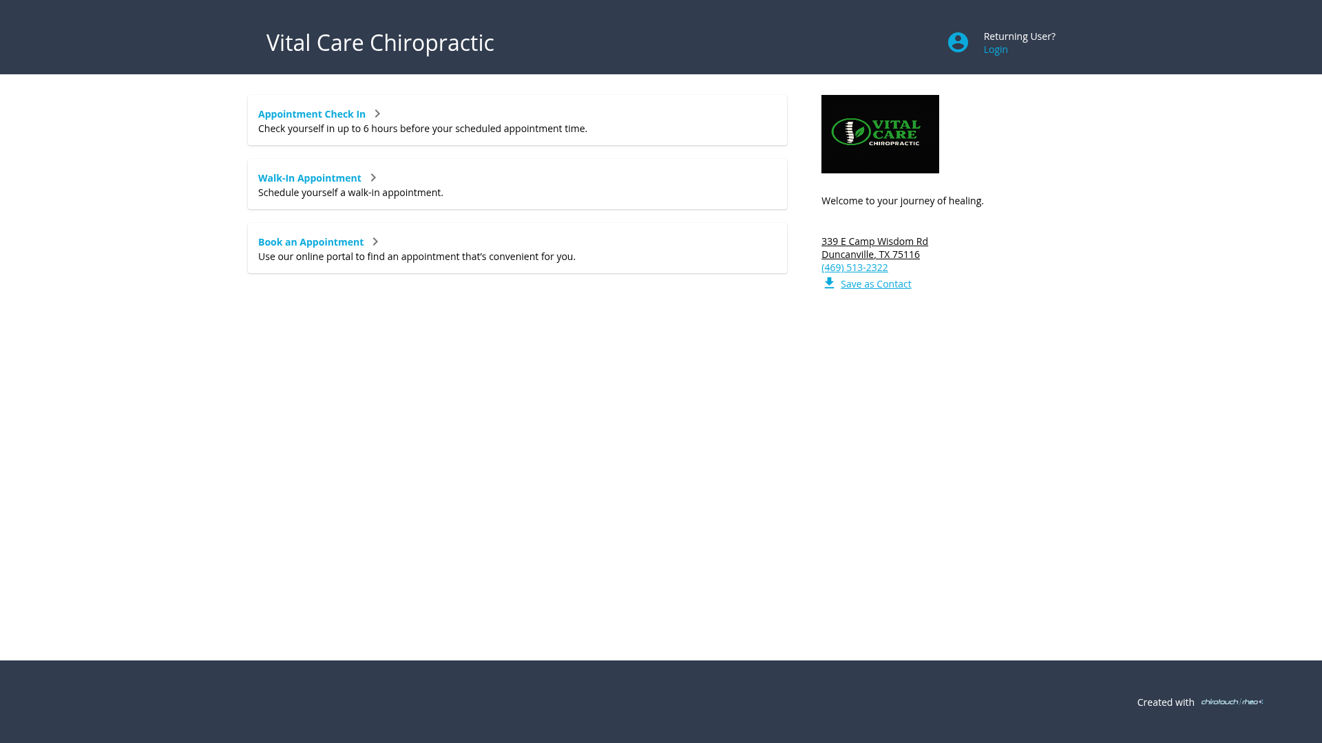 Vital Care Chiropractic-Wellness and Accident Injury Chiropractor
