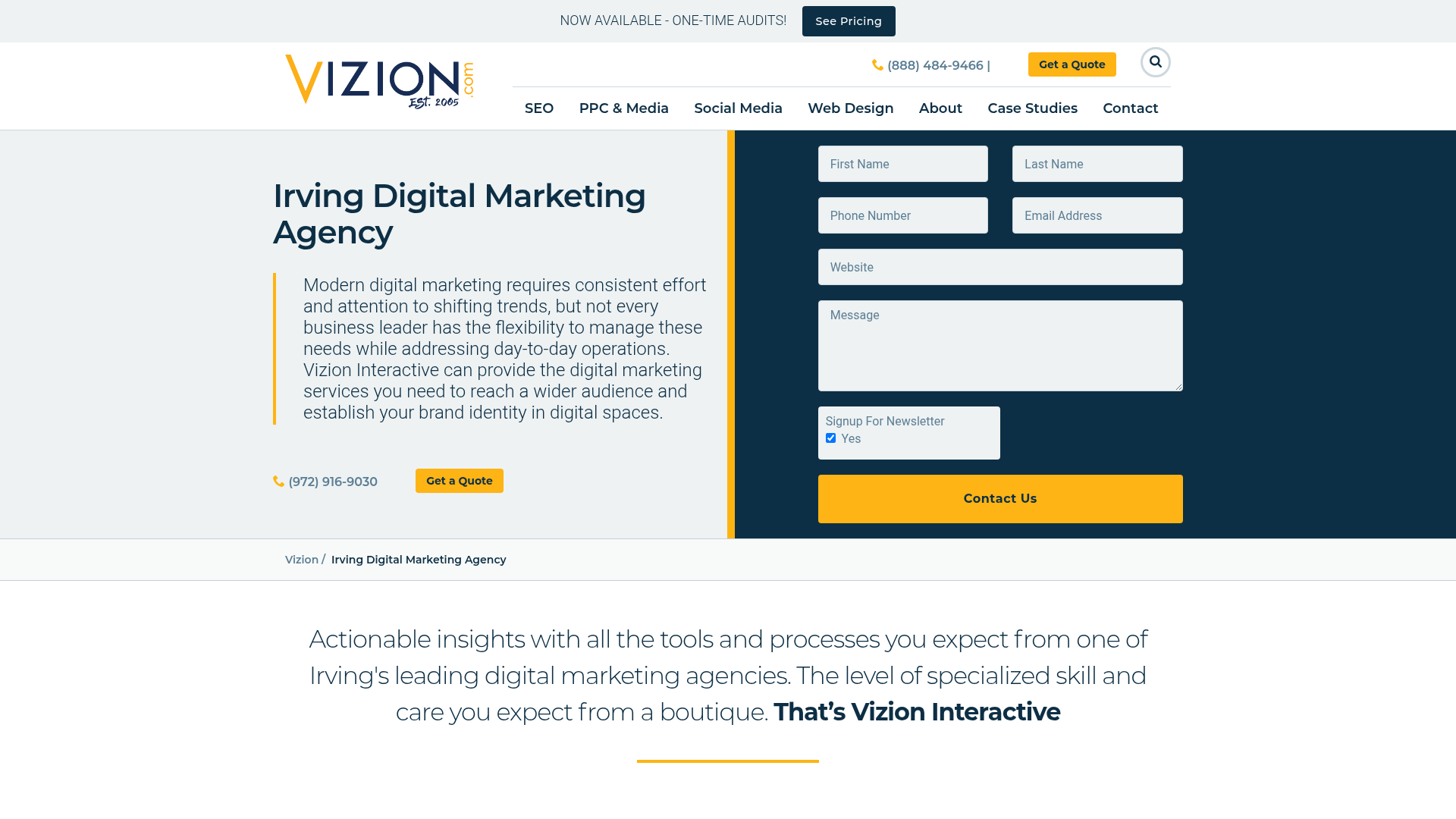Vizion Interactive, Inc.