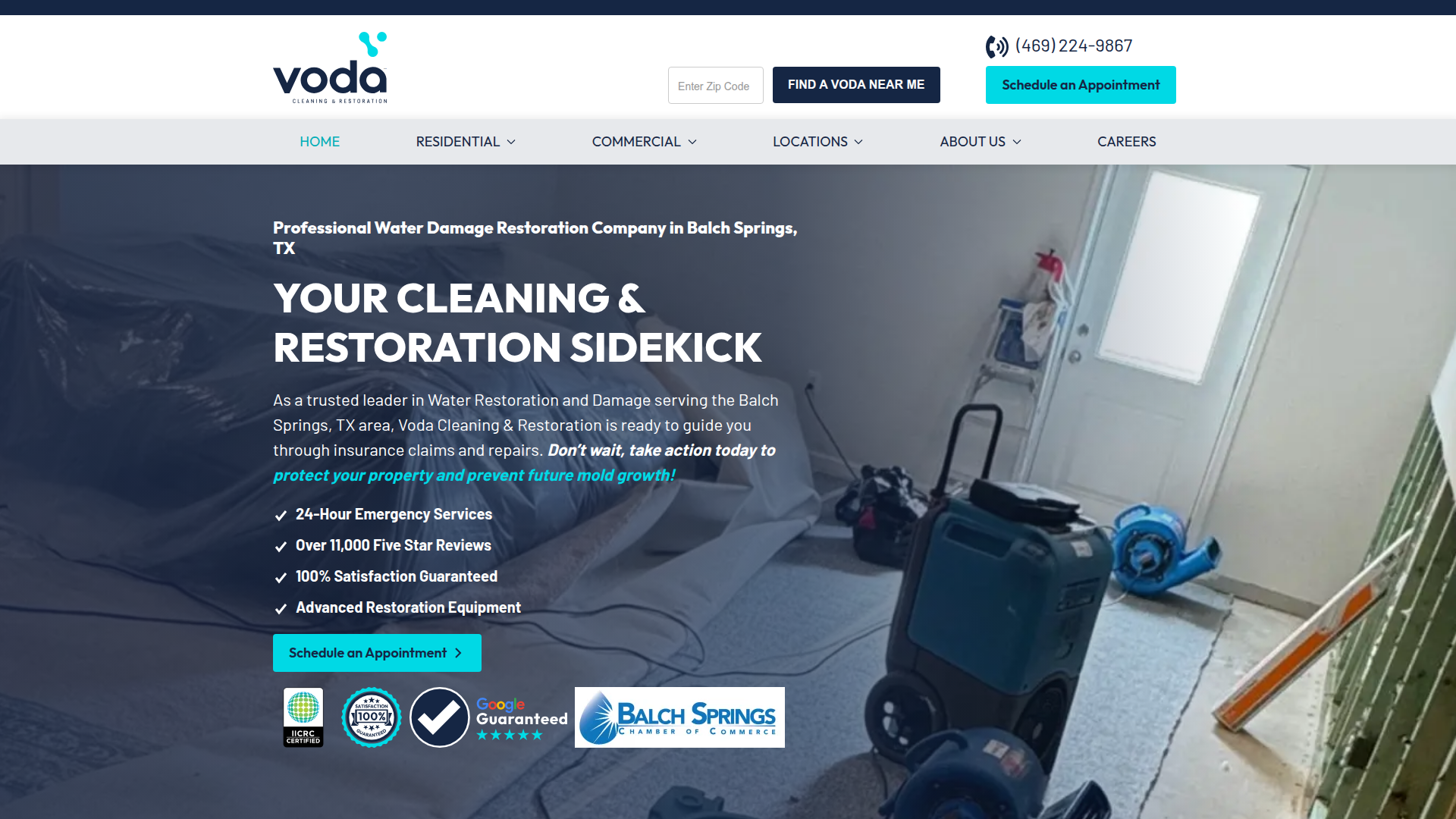 Voda Cleaning & Restoration of SE Dallas