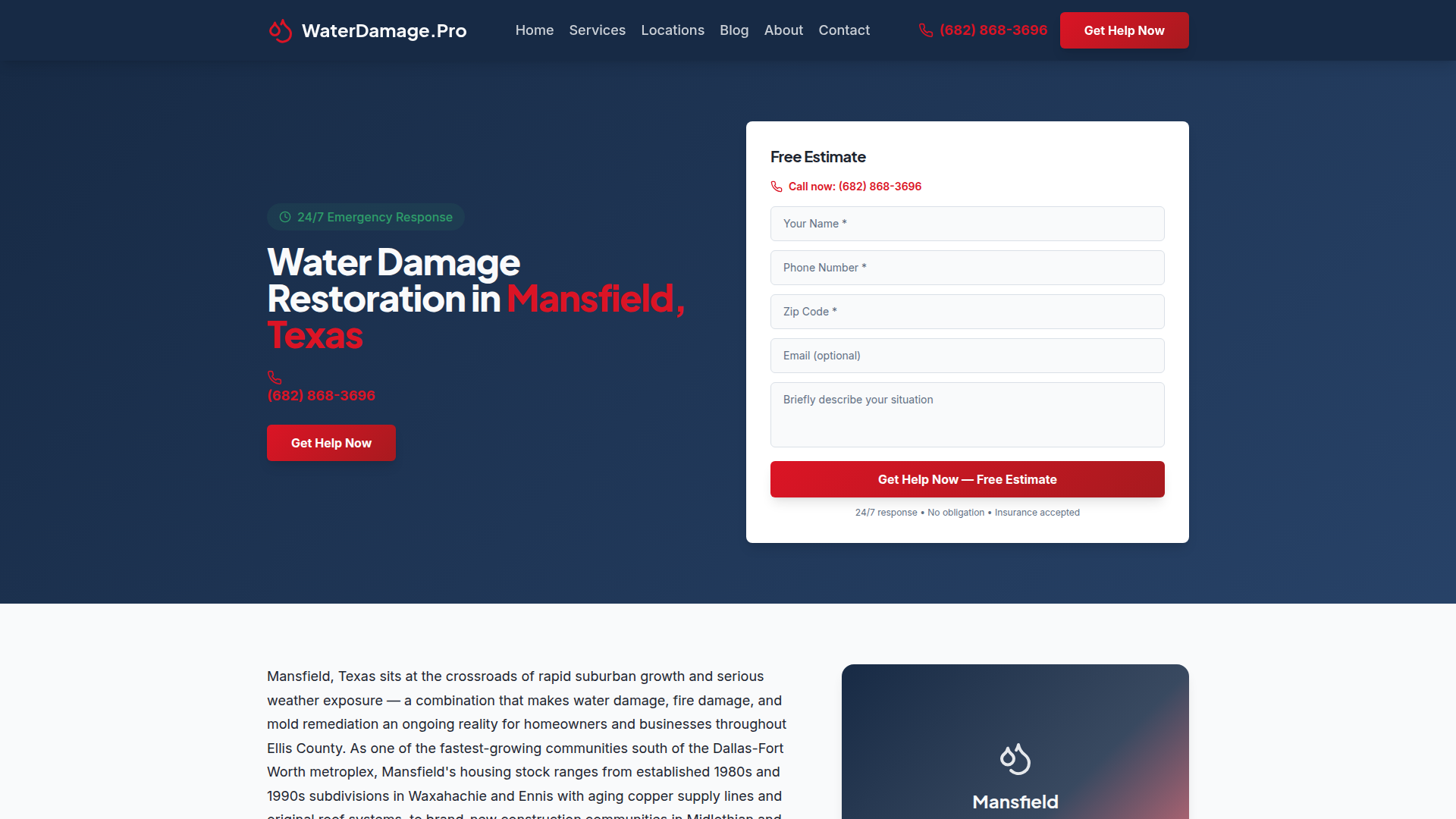 Water Damage Pro of Mansfield