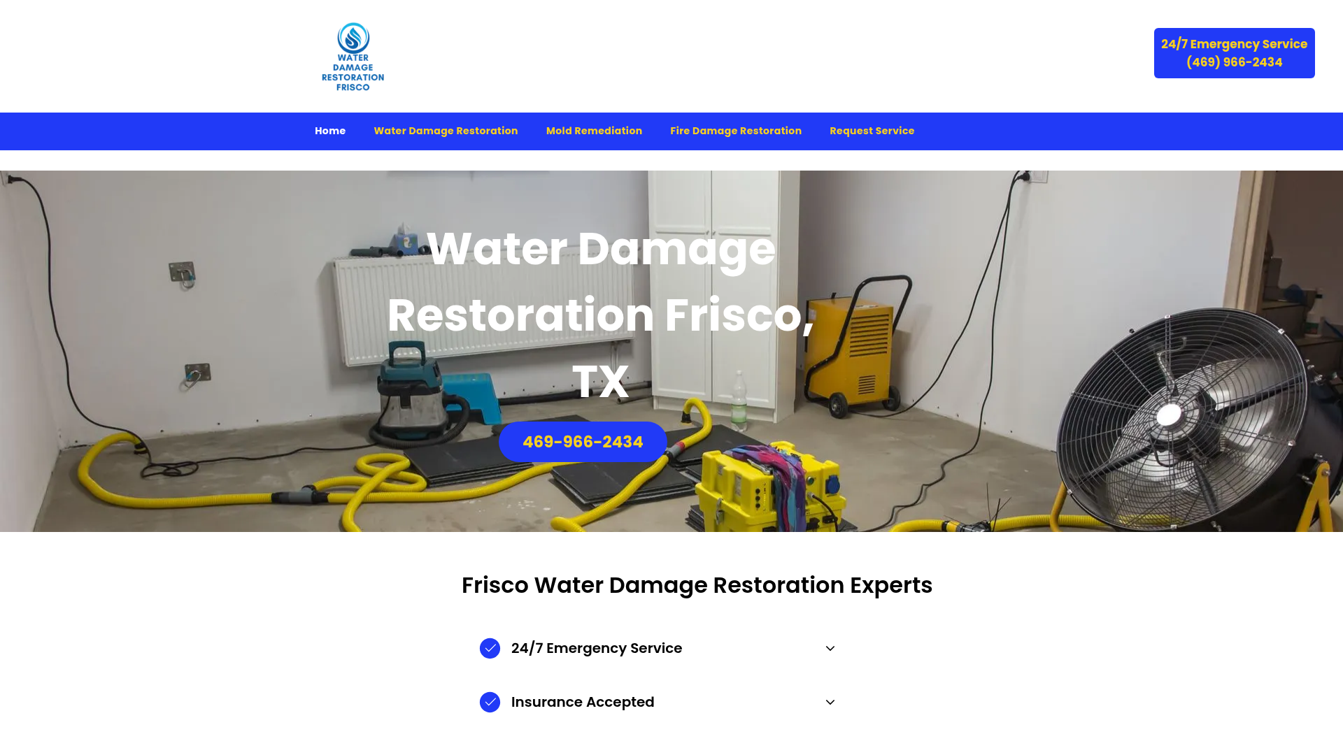 Water Damage Restoration Frisco