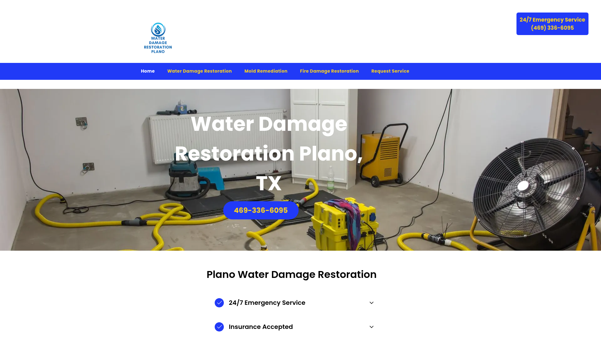Water Damage Restoration Plano