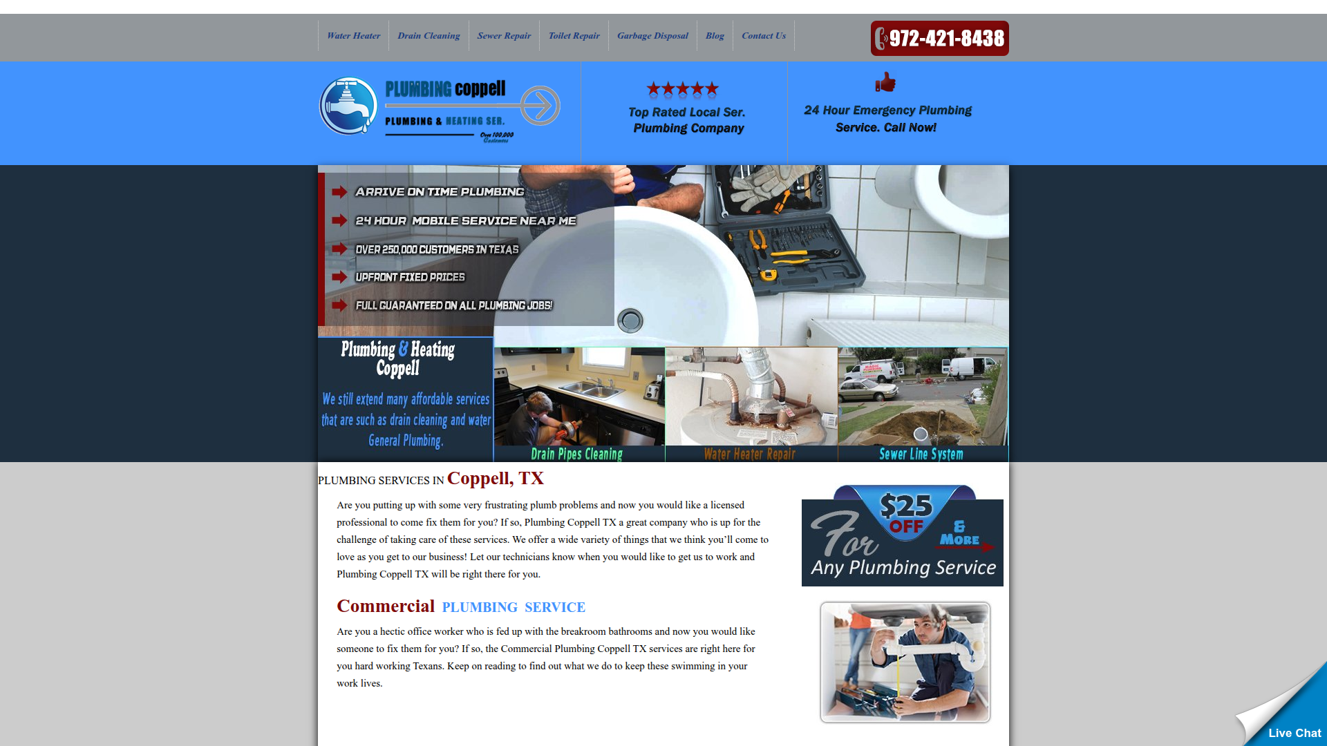 water heat plumb