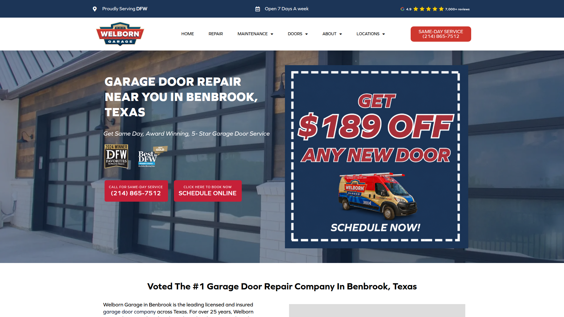 Welborn Garage Door Repair